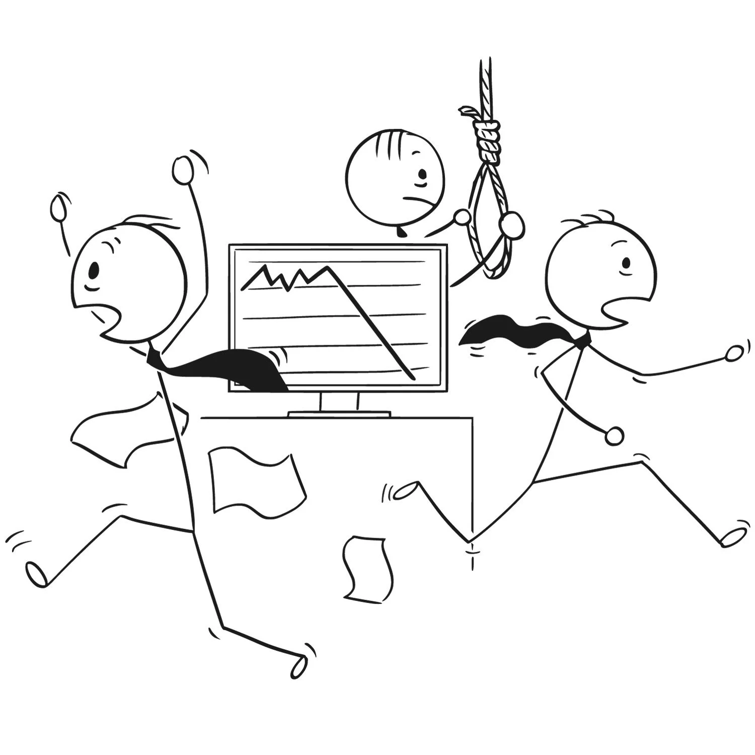 How to avoid panicking in bad markets and learn to accept them