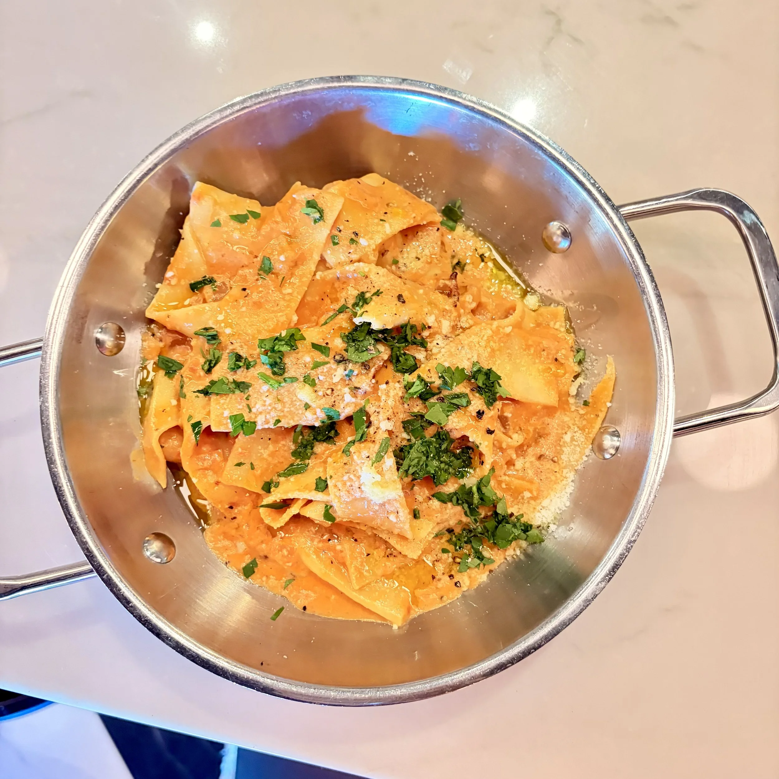 What We Ate at Pre-Shift: Pappardelle Fiesolana