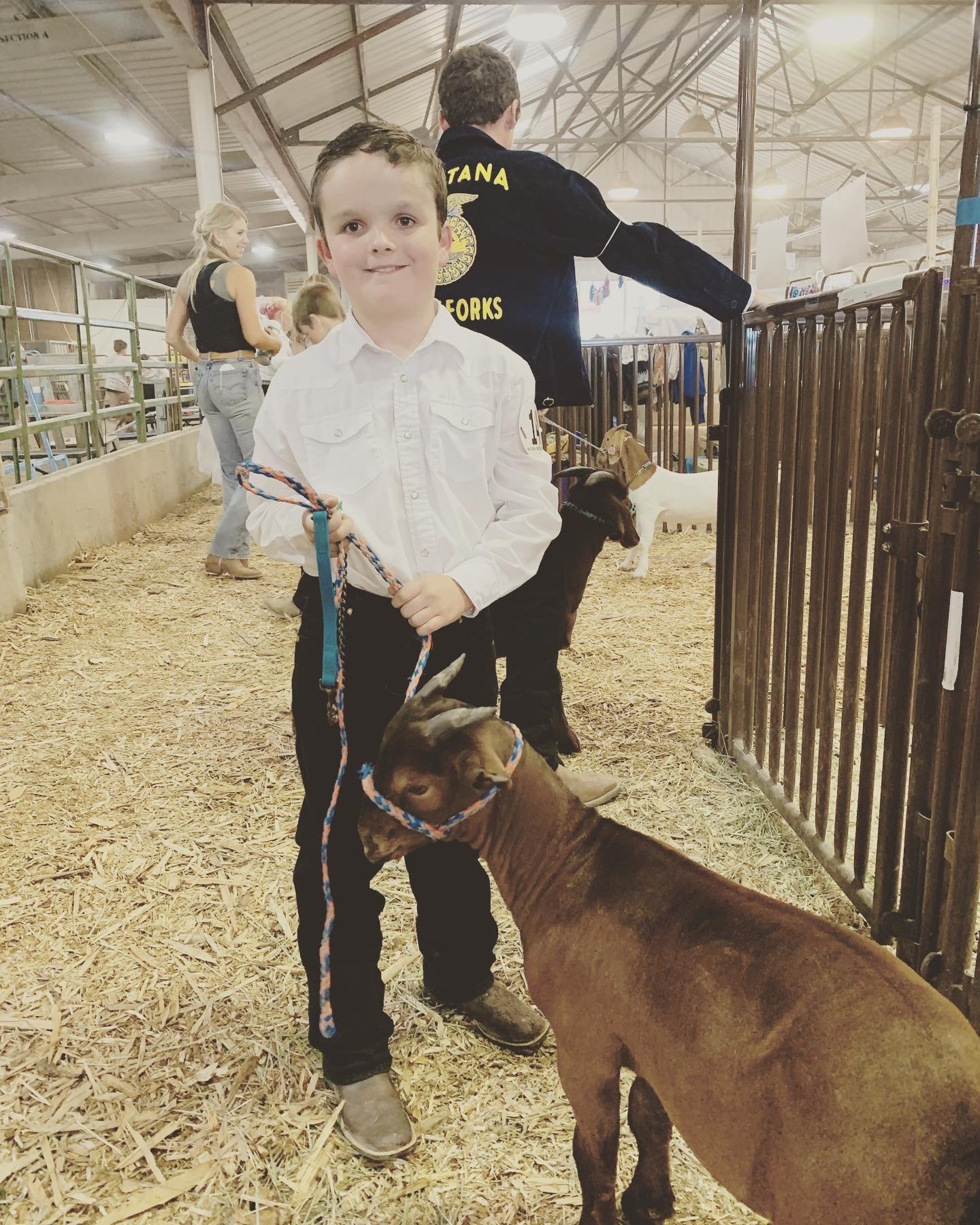 Big Sky State Fair, 2023. Boer Meat Goat Reserve Jr. Champion