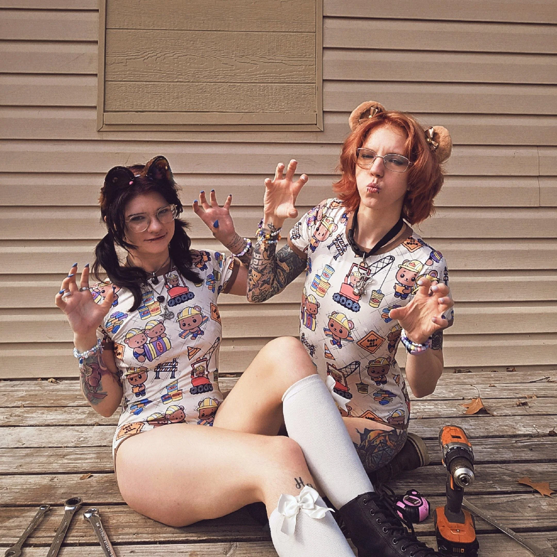 Adult Onesie: Builder Baby