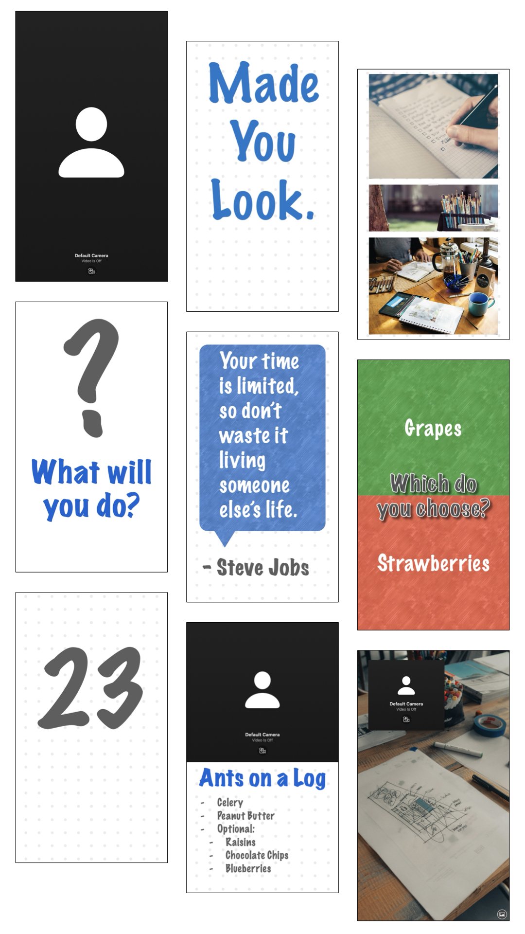 Notebook Vertical Keynote Theme