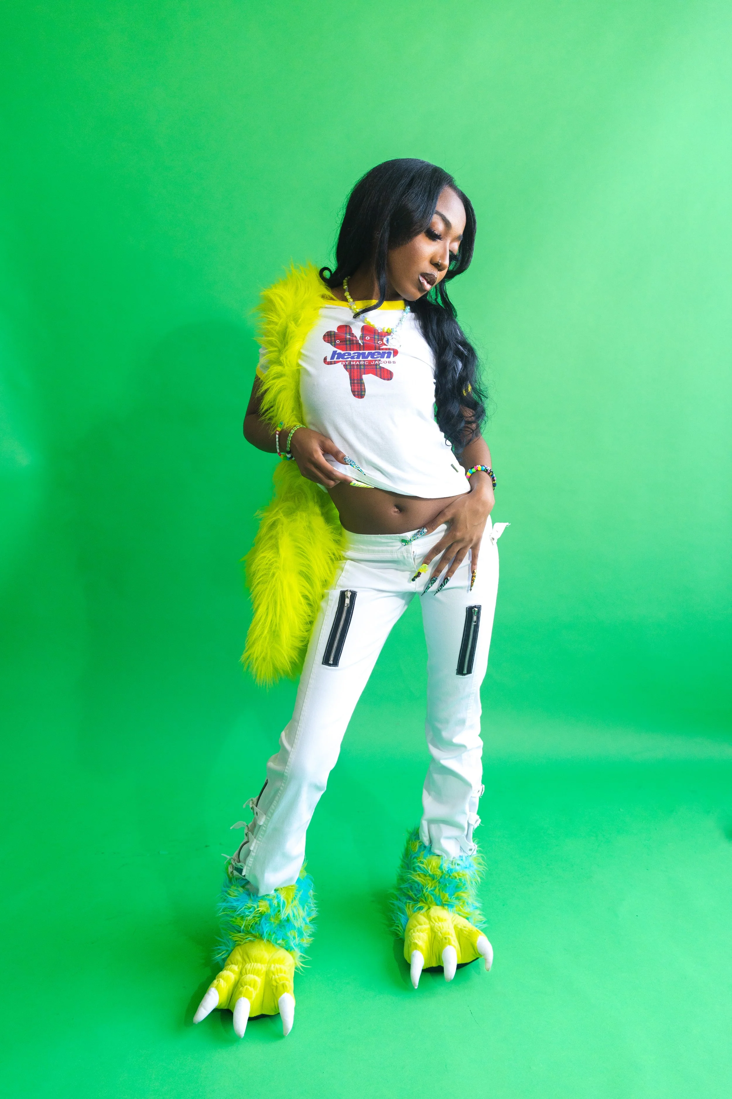 Model, Taylor Alexis wearing 3 individual looks, Styled by Kyla Salter-Wright. Photographed by Nia Marjani in Atlanta, Georgia.