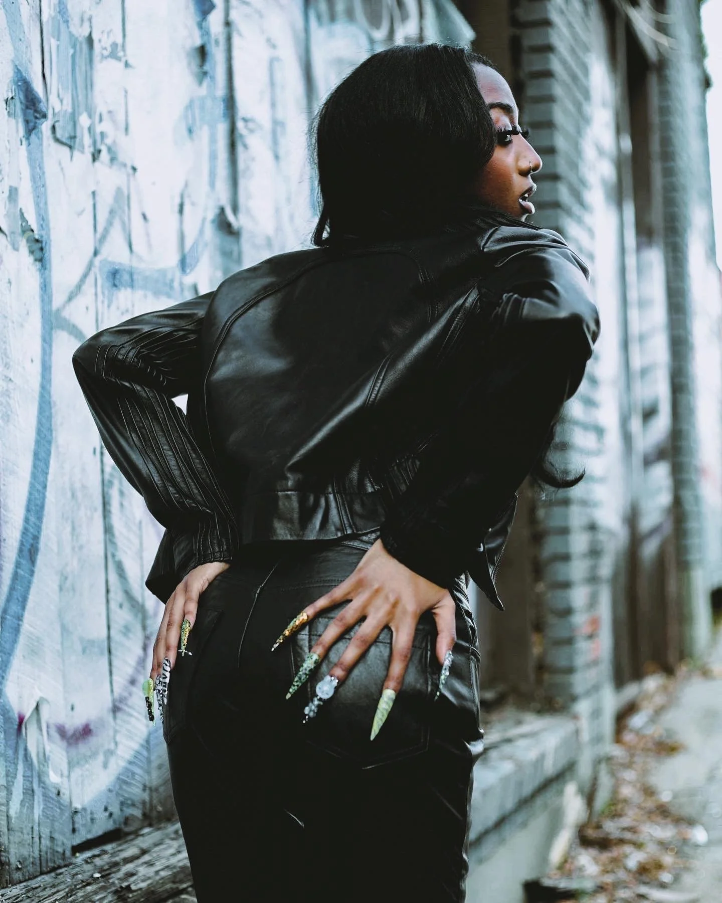 Model, Taylor Alexis wearing 3 individual looks, Styled by Kyla Salter-Wright. Photographed by Nia Marjani in Atlanta, Georgia.