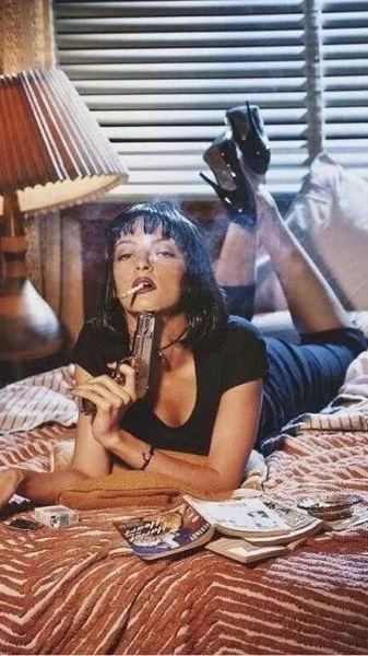 Mia Wallace Pinterest Mood Board Photo