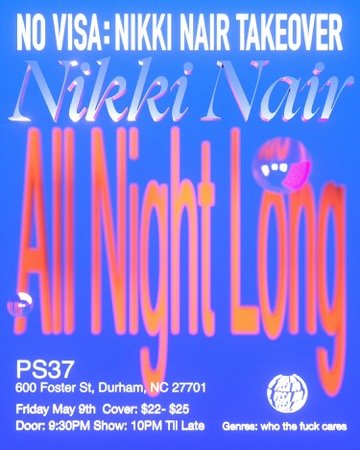 NO VISA : NIKKI NAIR TAKEOVER