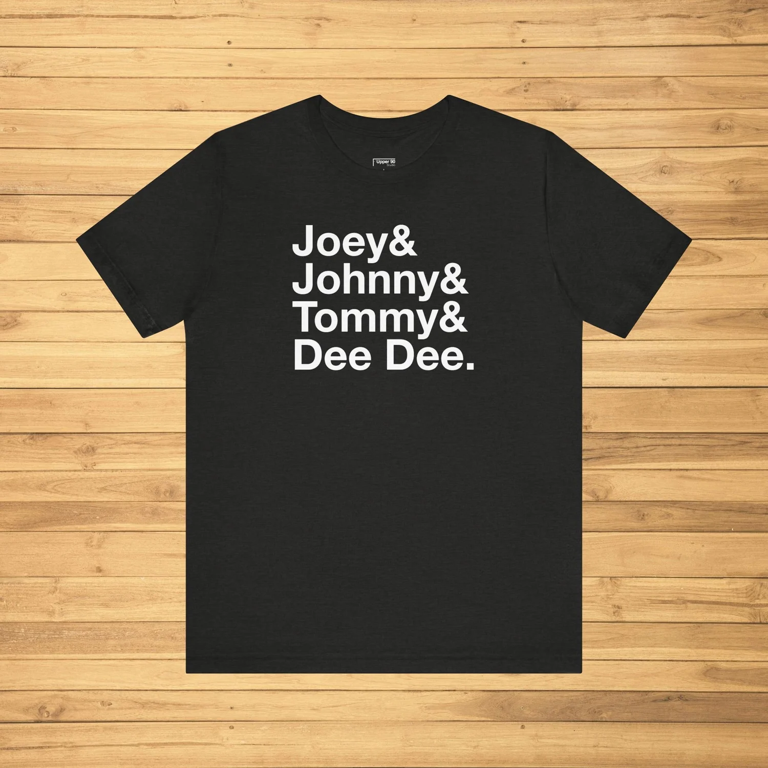 Ramones Names Short Sleeve T-shirt — Upper 90 Studio