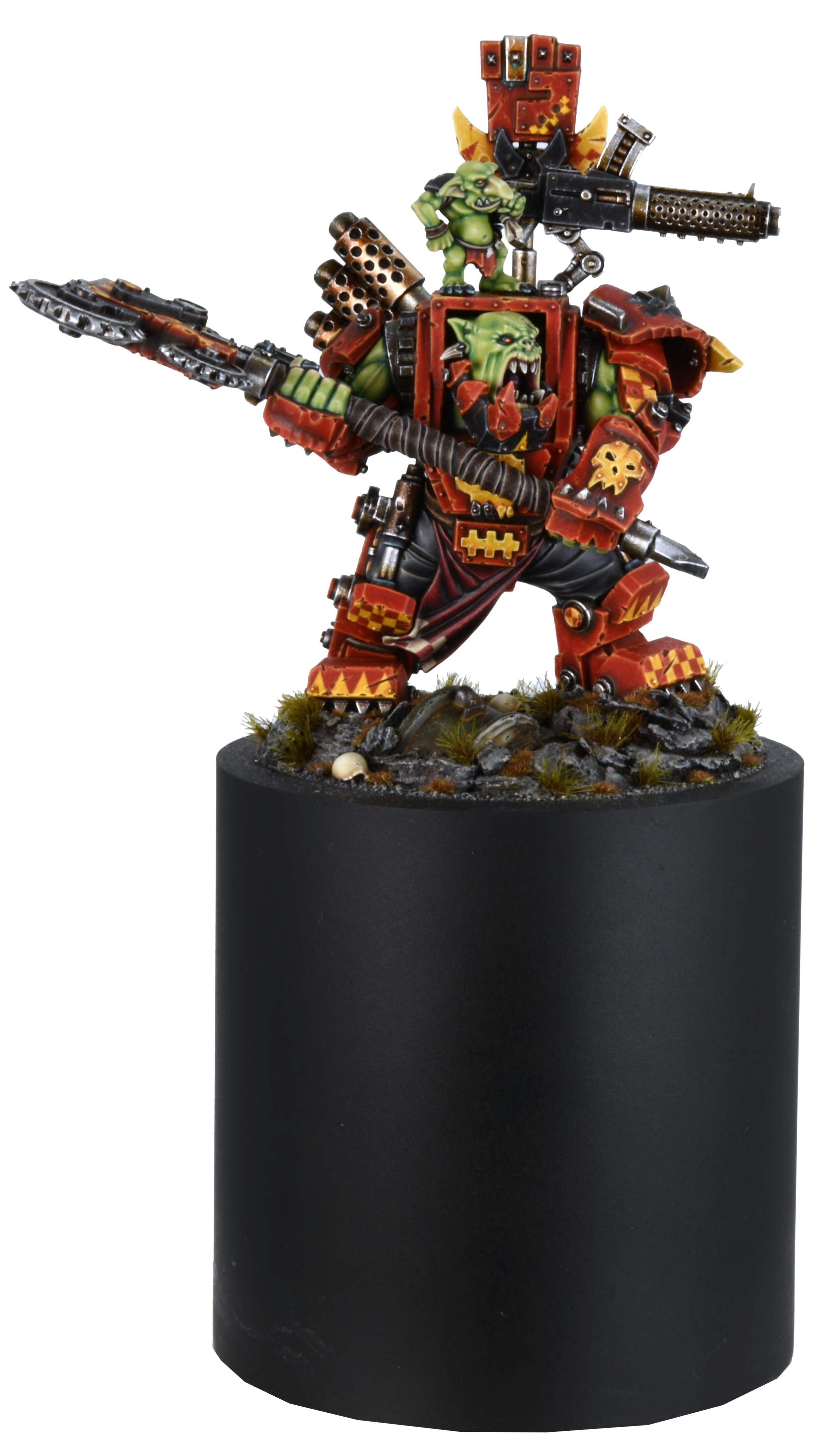 Sci-Fi Single Figure 1st - Matthew Kennedy - Ork Warboss in Mega Armour