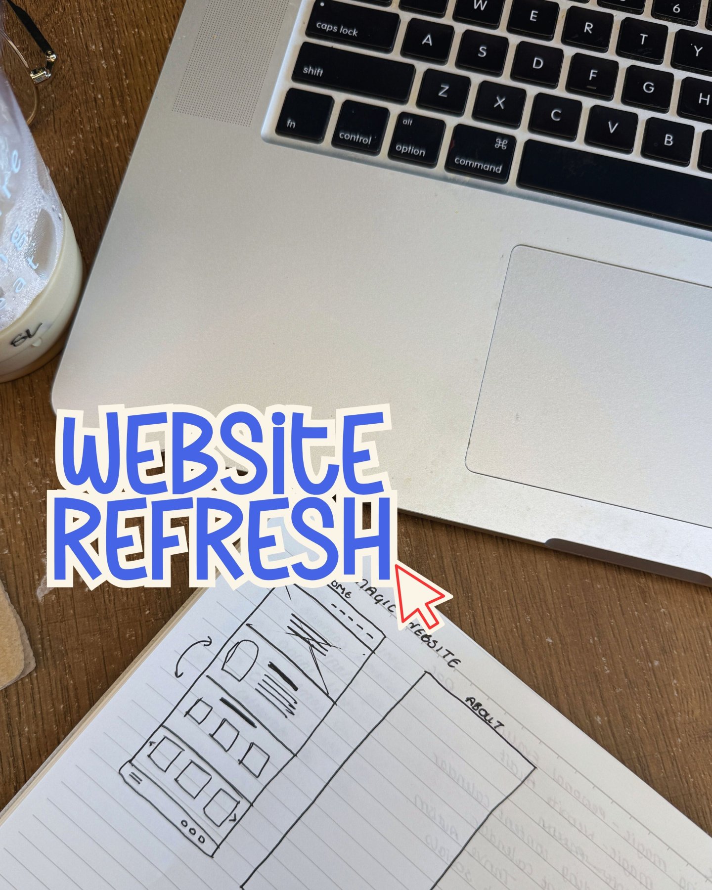 January usually gives me a bit more space to slow things down and think 💭

It's the same for most my clients, giving us time to focus on admin, funding strategies, and website updates.

Before anything goes near a screen, I like to start with pen an