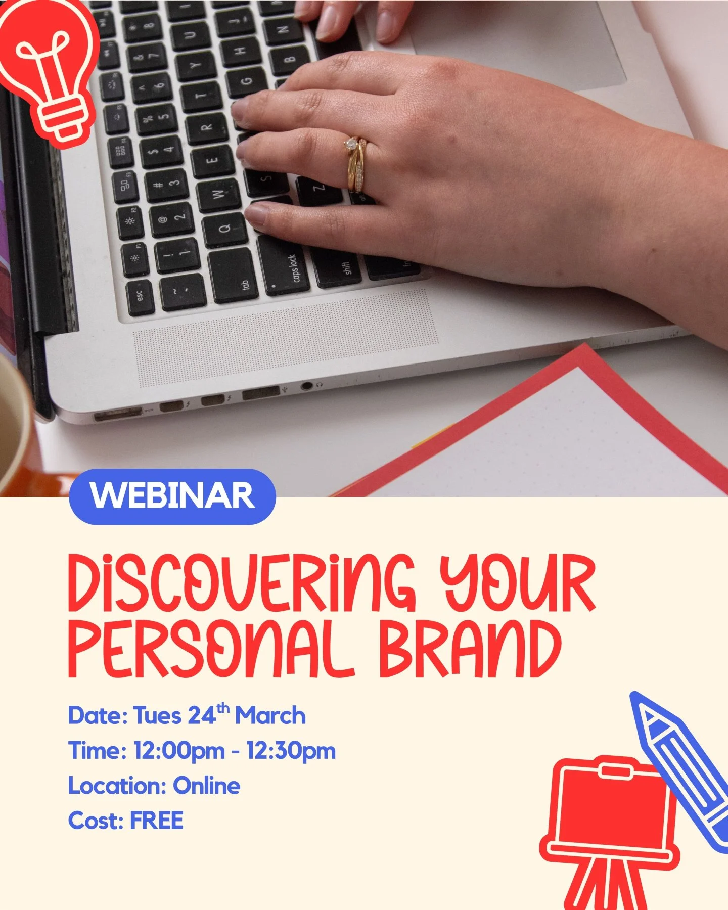 In a few weeks, I'll be hosting my first online webinar 😬

This is perfect for charity leaders to grow their LinkedIn or personal social media. You'll learn more about what to post, why social media matters, and discover more about your personality.