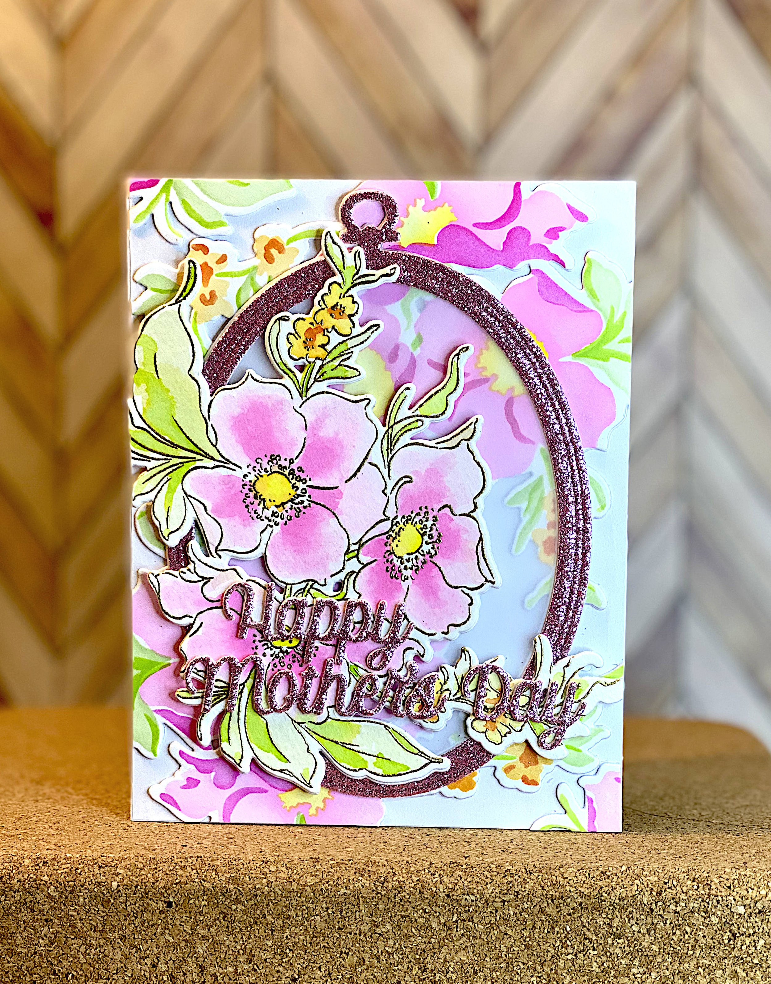 Sparkly Mother's Day card