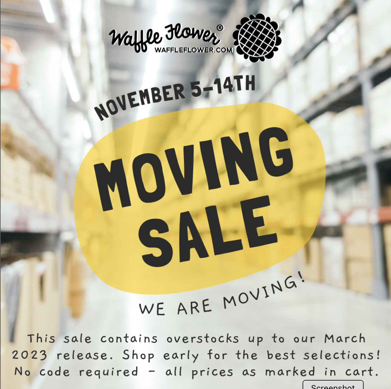 Moving Sale