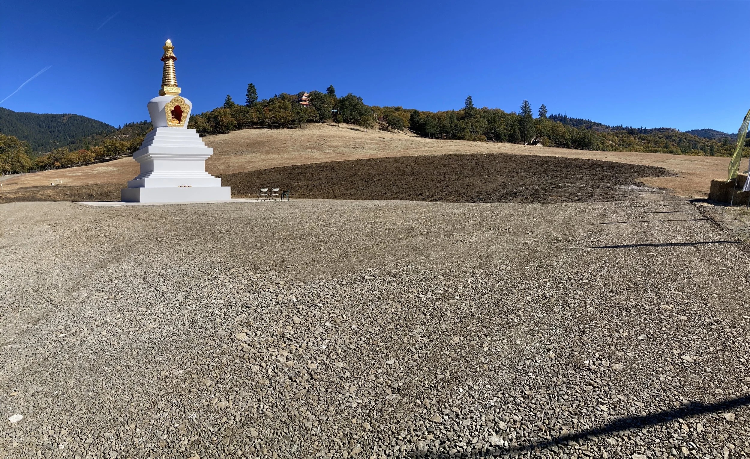 Site Grading at Tashi Choling Center, Ashland OR.