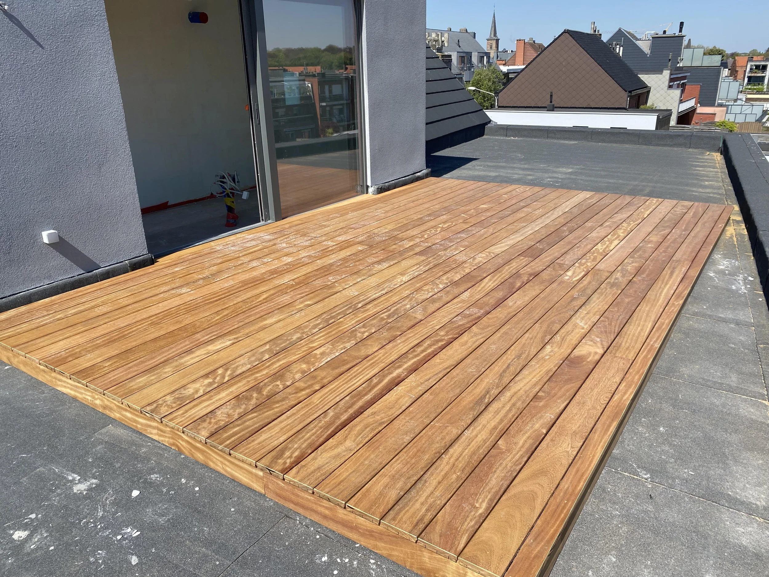 houten terras laten maken lier