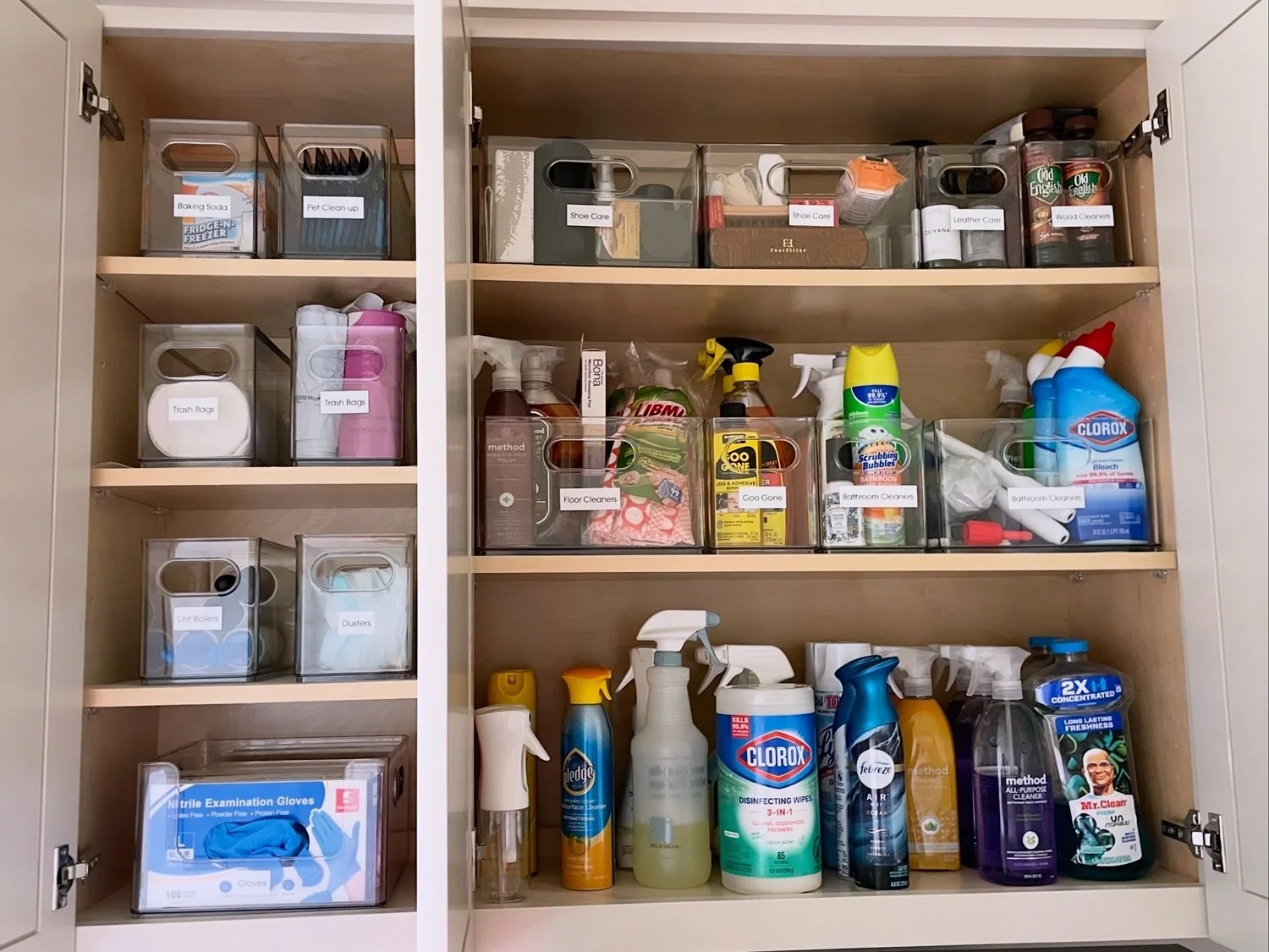Laundry Room Organization with Clear Bins.jpg