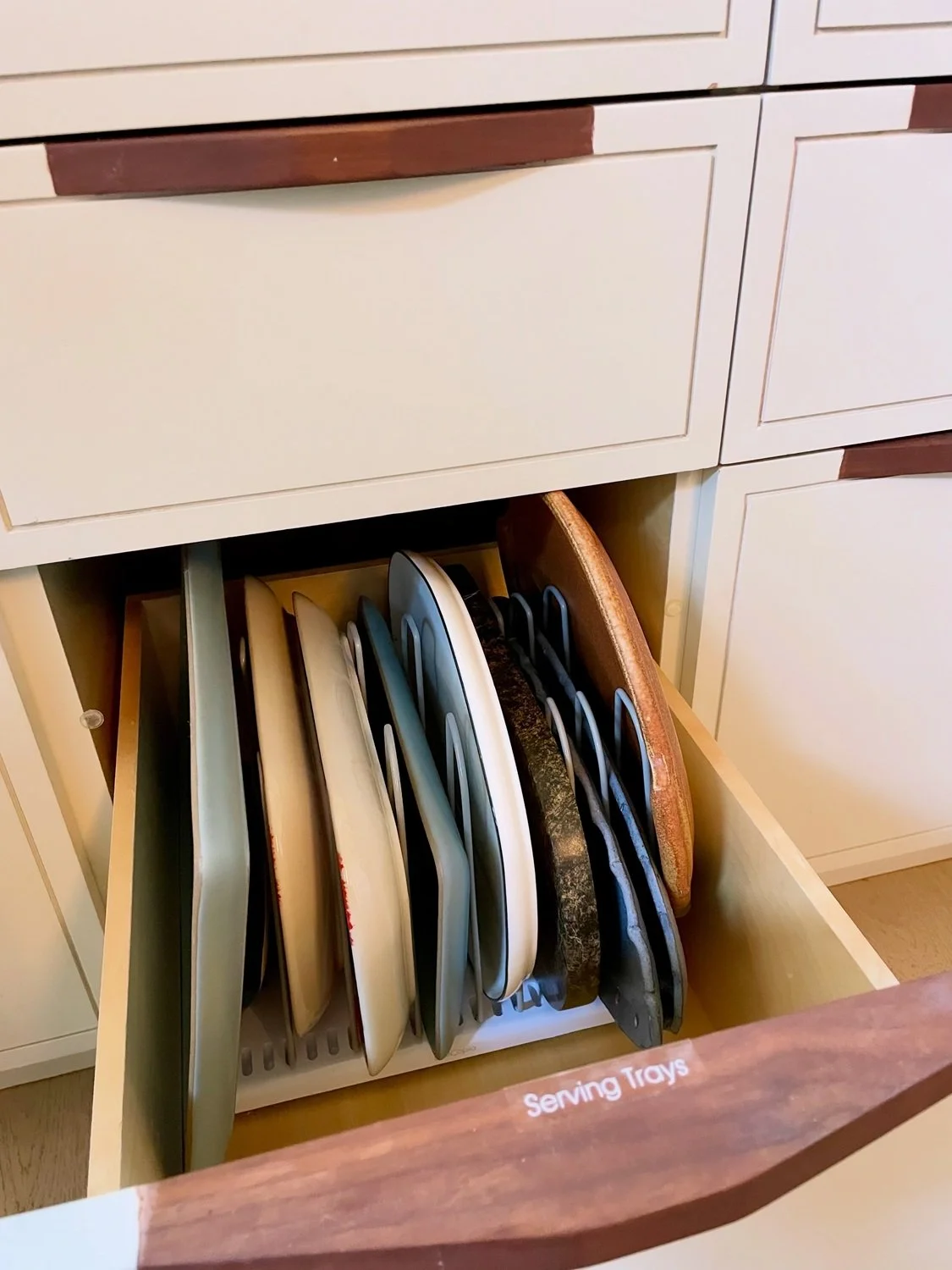 Kitchen Serving Platters in Drawer.jpg