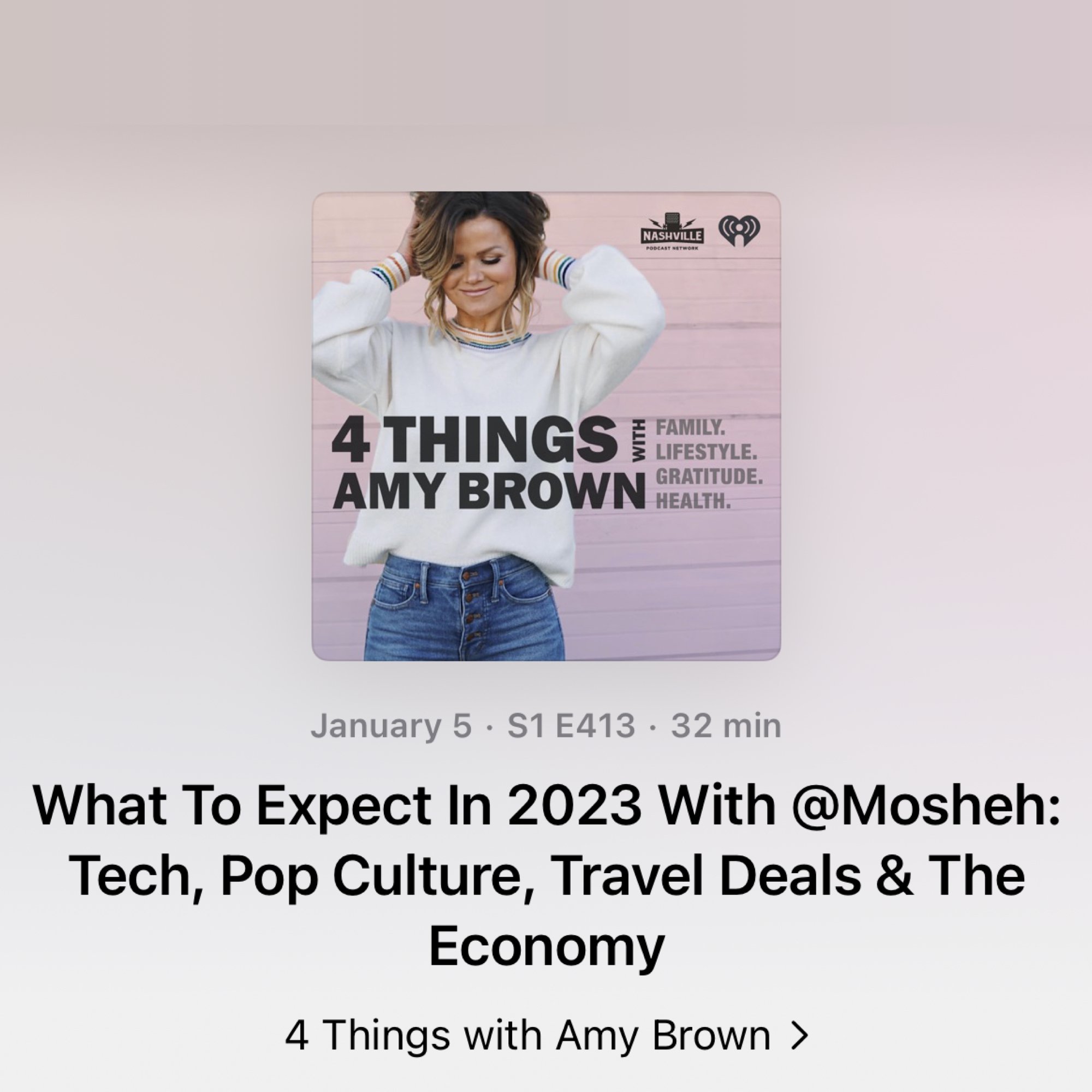 4 Things with Amy Brown: What to expect in 2023 with @mosheh 