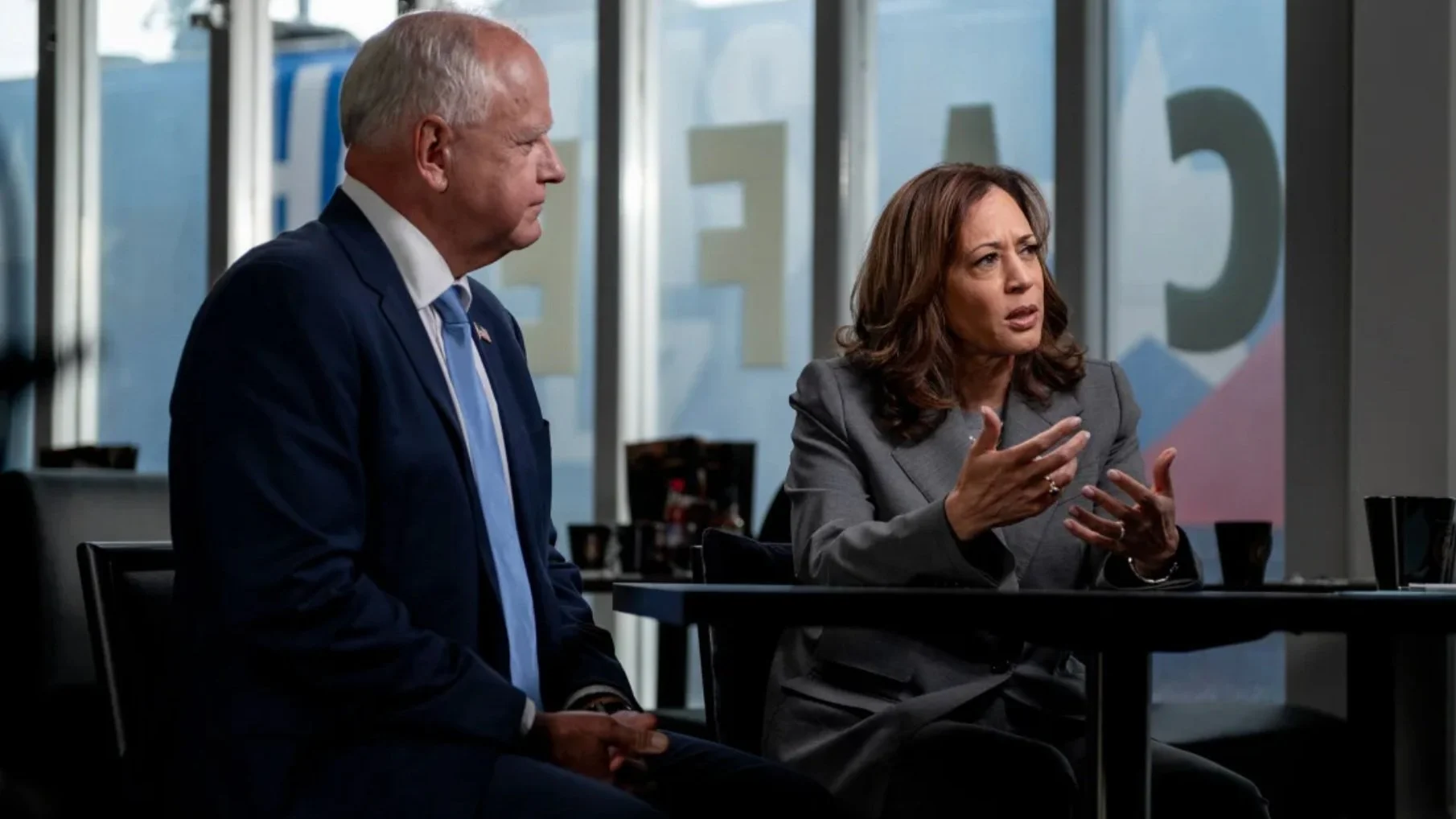 Harris Defends Policy Shifts In First Sit-Down Interview