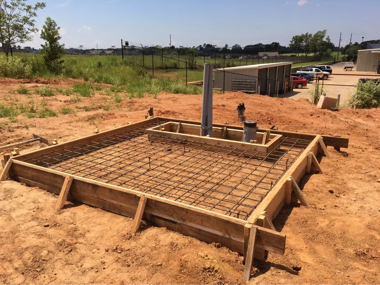 Corp Utilities Transformer Slab Formed up Commercial Builder Longview TX.jpg