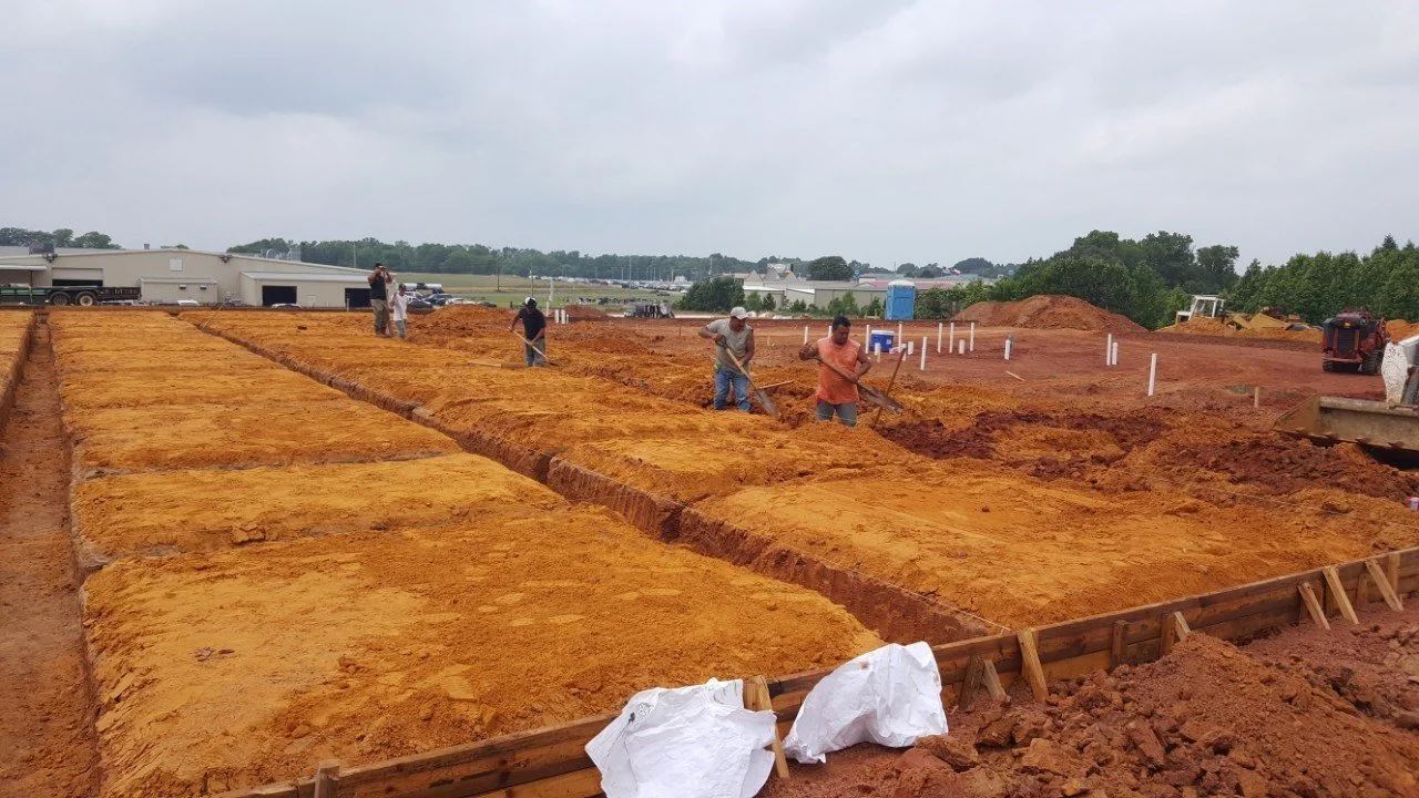 Corp Concrete Forms Grade Beam Digging Commercial Builder Longview TX (2).jpg