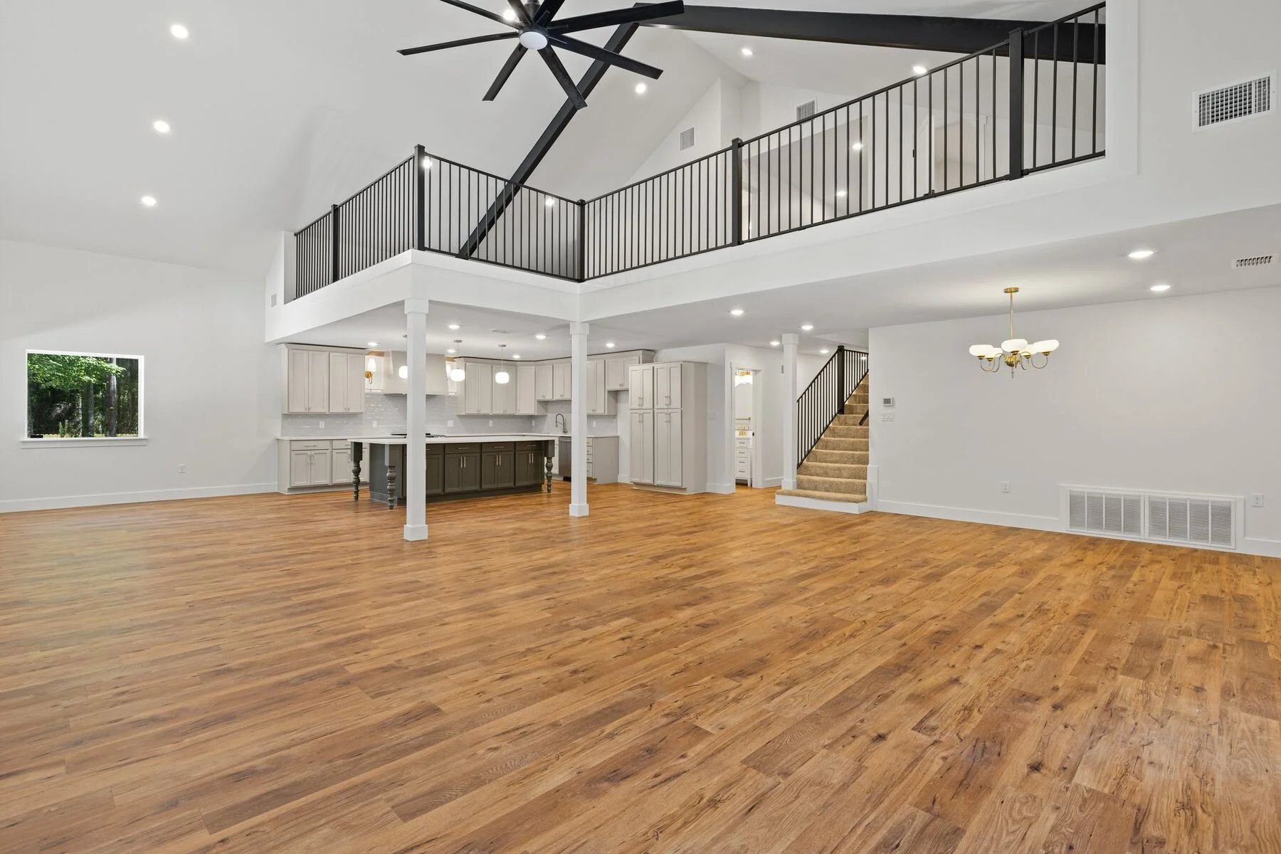 The Shouse Living Room kitchen Balconey Remodel Residential Construction Longview Tx.jpg