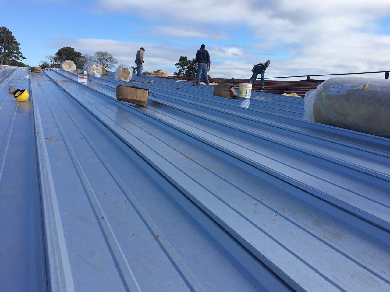 ABE Marshall Metal Building Roof install Commercial Builder Marshall Tx.jpg