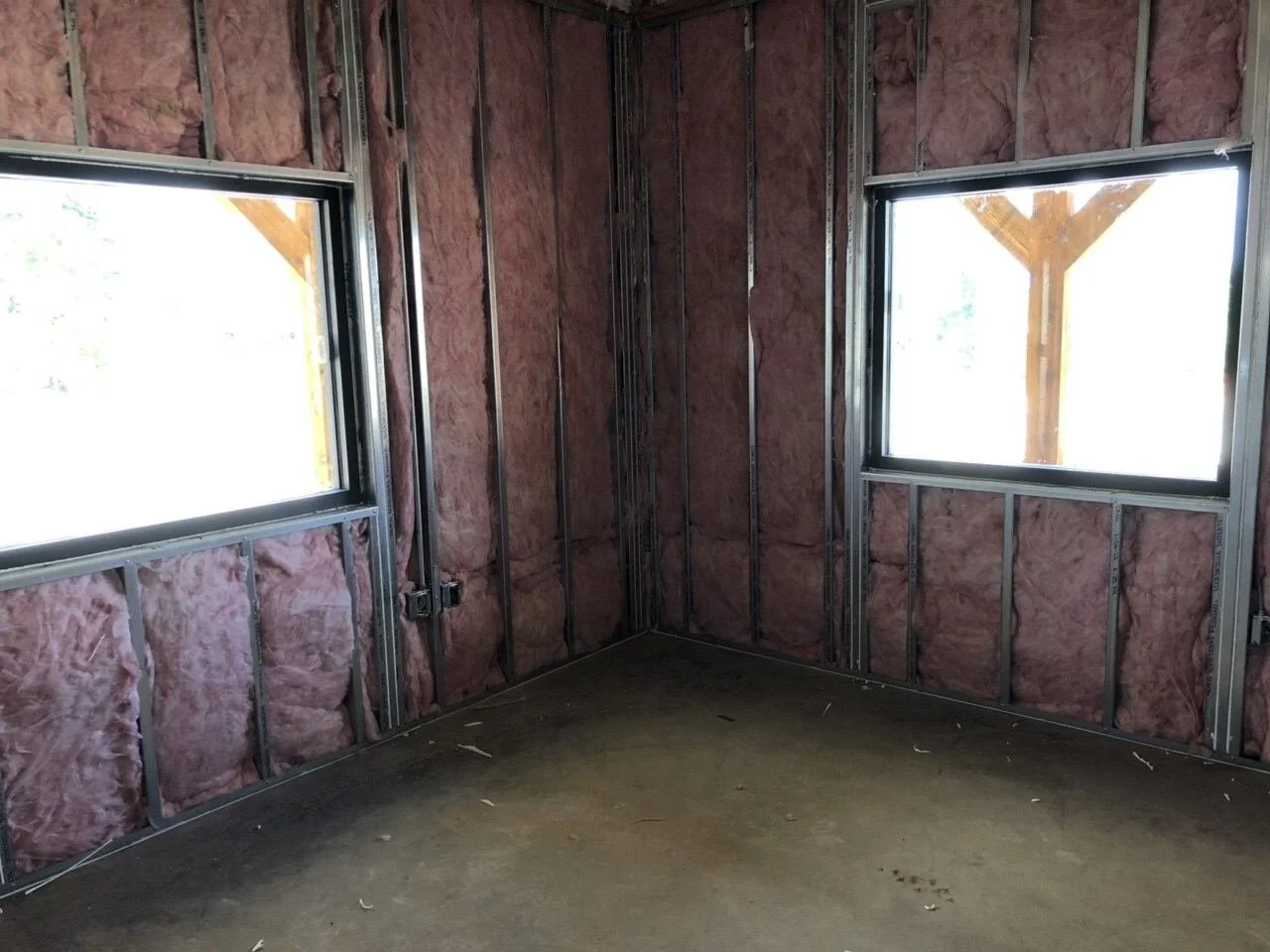 ABE Marshall Office Framing Insulated 2 Commercial Builder Marshall Tx.jpg