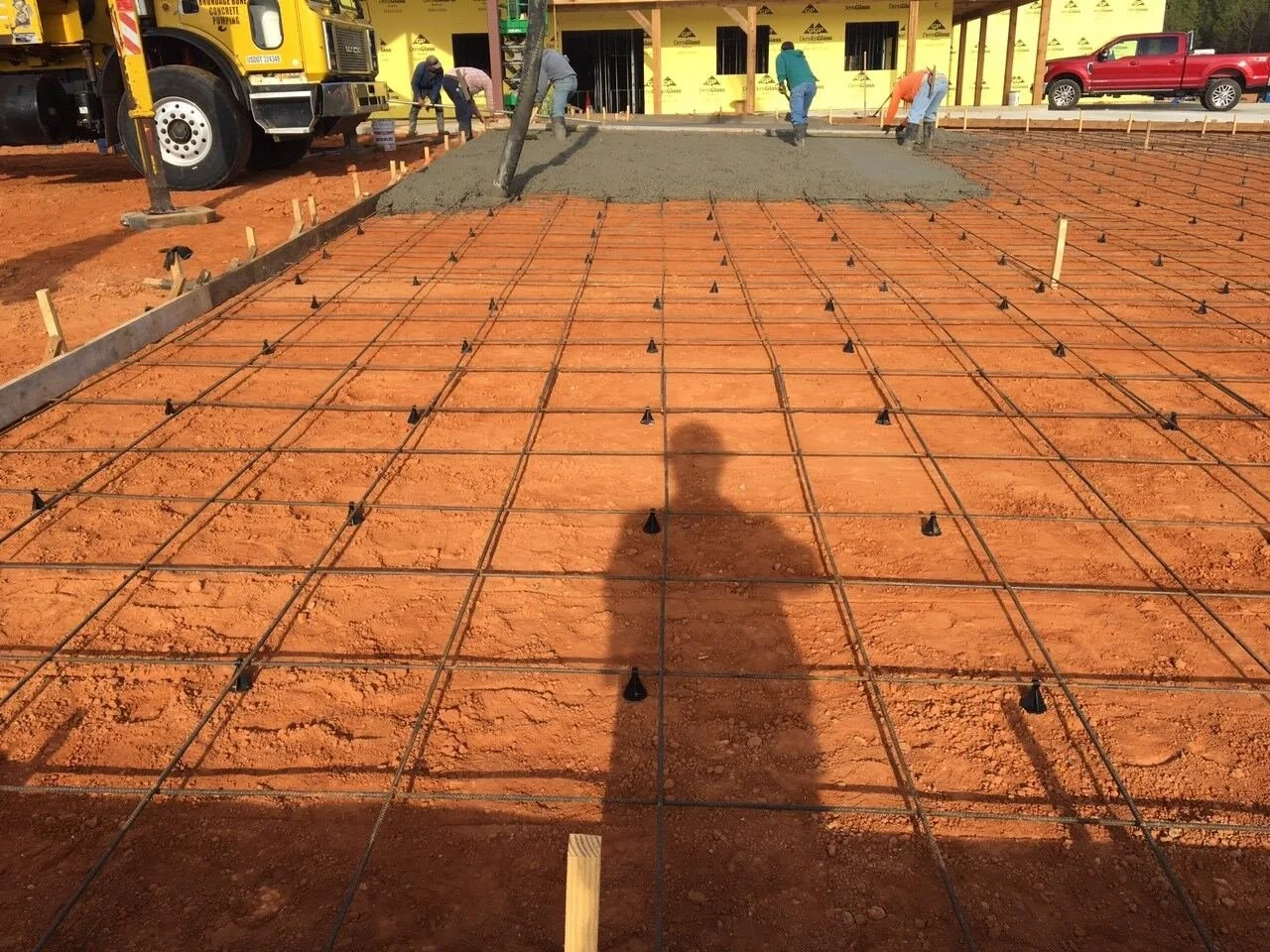 ABE Marshall Parking lot concrete pour Commercial Builder Marshall Tx.jpg