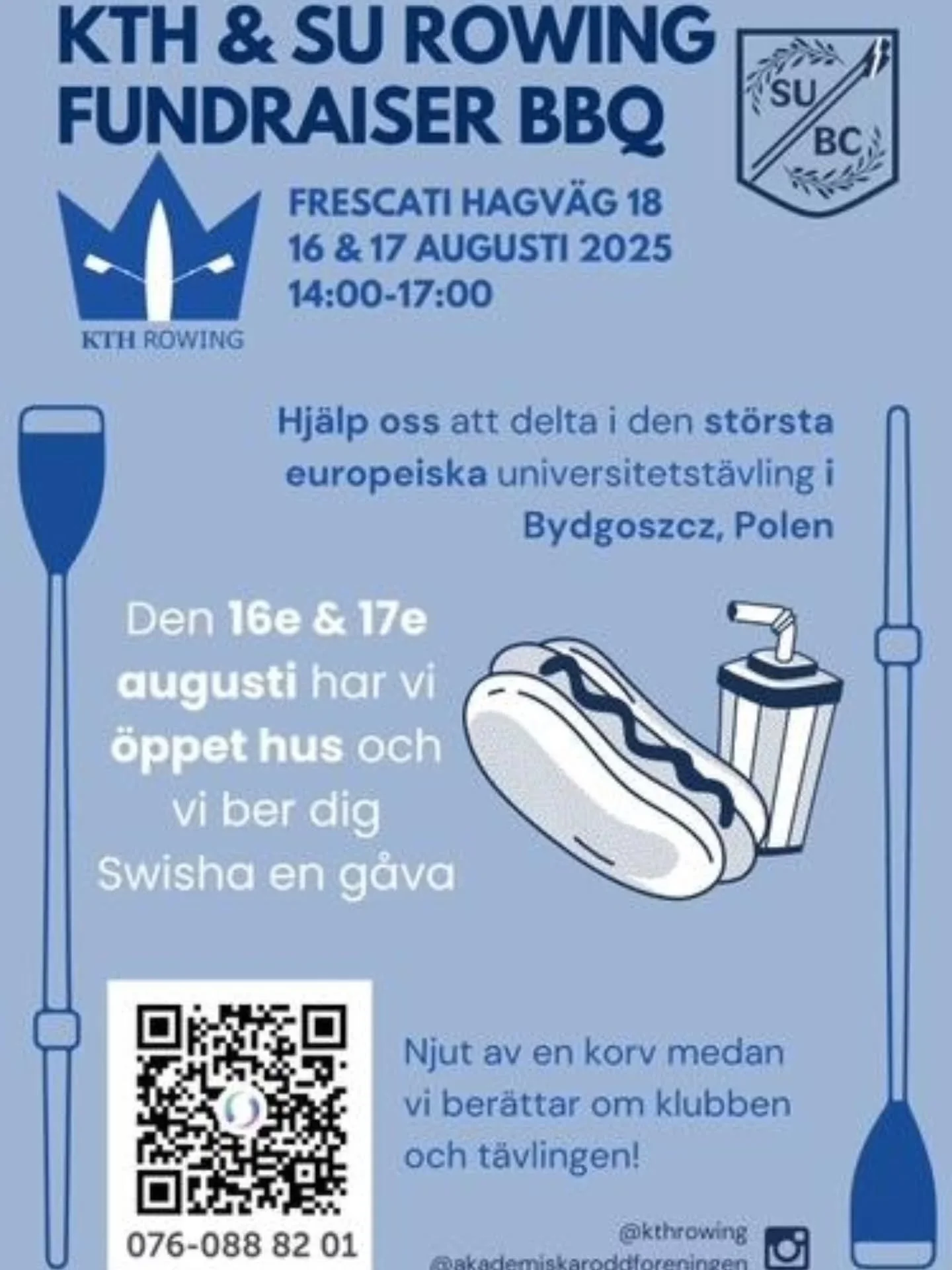 Help get our Stockholm Rowing team to compete for us in Poland!