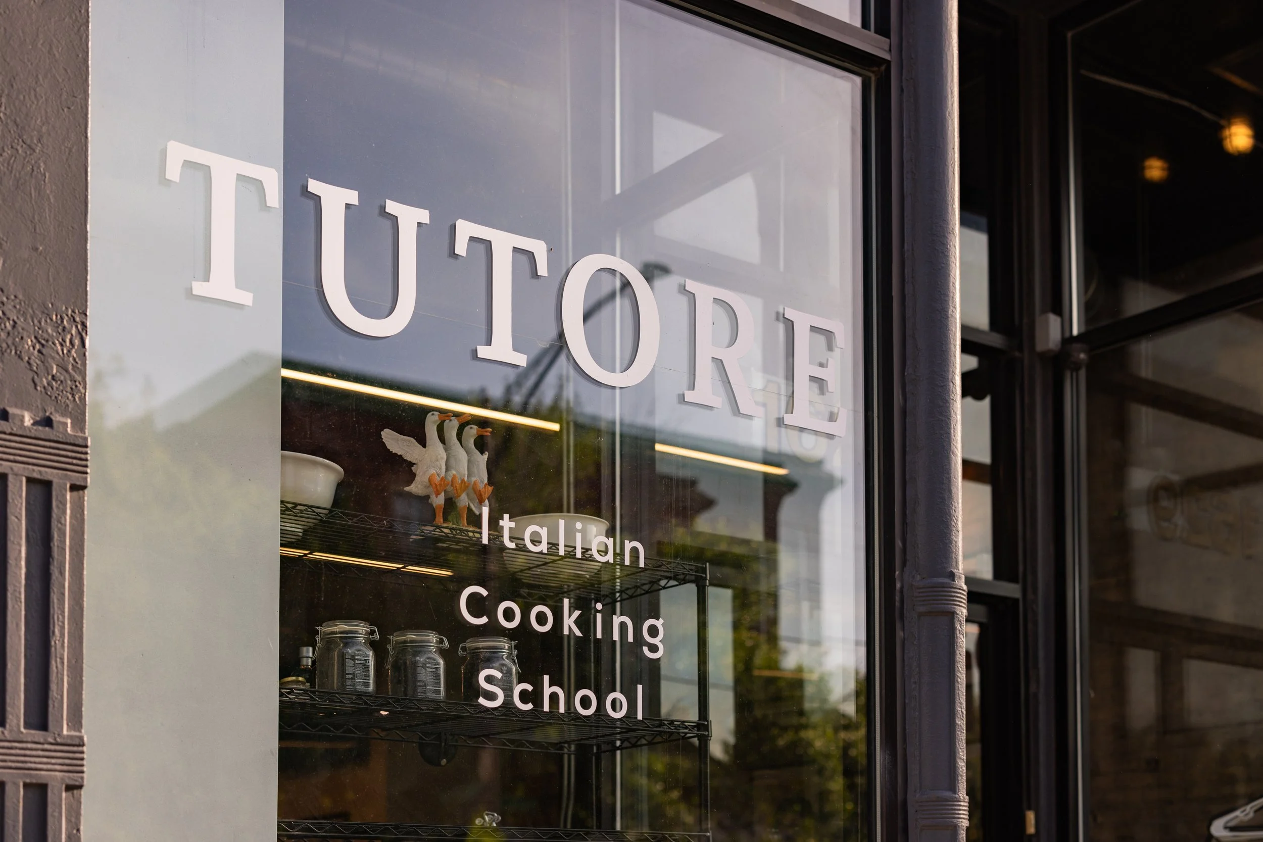 front window of Tutore