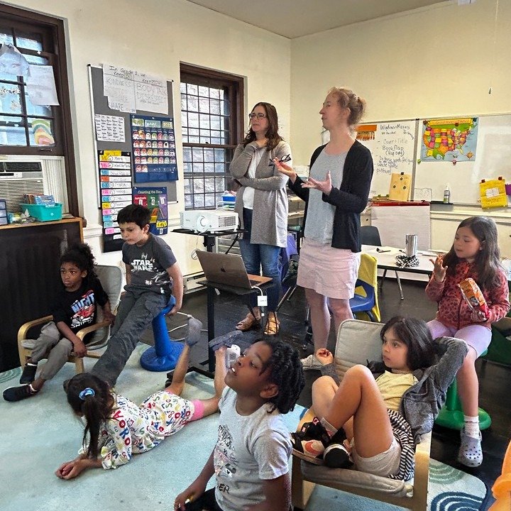 As part of their long-term exploration of libraries, our second graders had the incredible opportunity to interview librarian and author Daphne Benedis-Grab! 

They spent over an hour asking thoughtful questions about what librarians do, how books ar