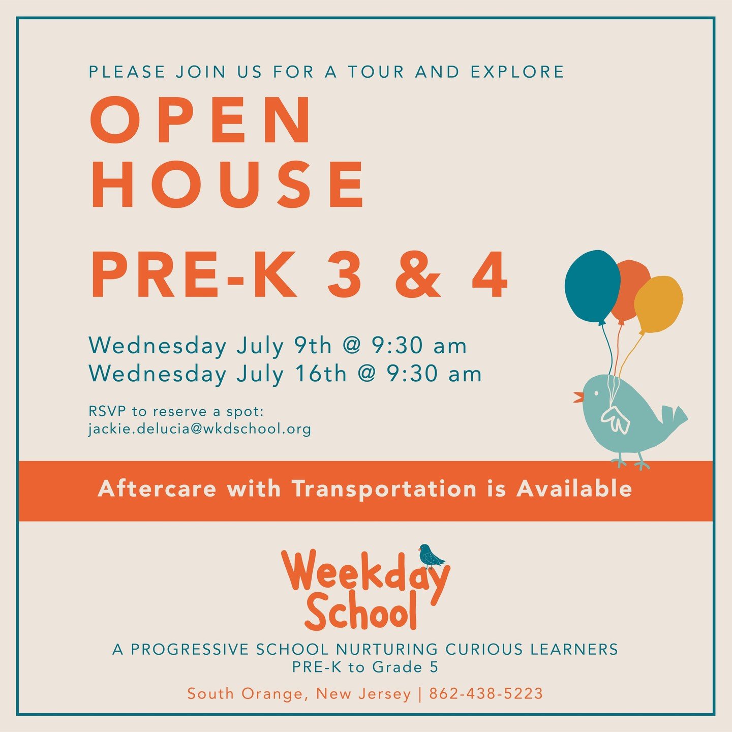 Weekday School PreK 3&amp;4 Open House...

Curious, messy, and entirely child-driven&mdash;that is our PreK classroom every day. 

Join us for an Open House to see how an emergent curriculum meets children exactly where they are and lets them sprint 