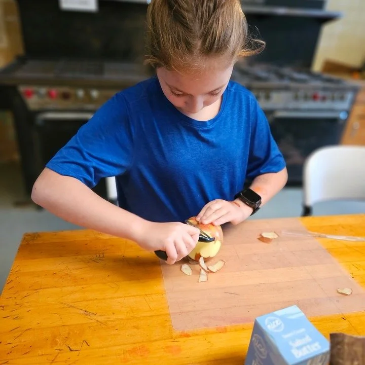 Anyone for apple pie? 

Fourth and fifth graders were feeling hungry after visiting the farmer&rsquo;s market, so they made a group decision to buy apples and do some baking. Although teachers provided a few supplies, students took charge of the rest