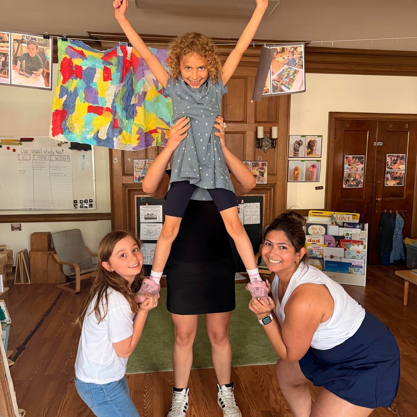 When your cheer club kids nail their first lift and the energy is through the roof!! Look at that smile up top! 

wkdschool.org
