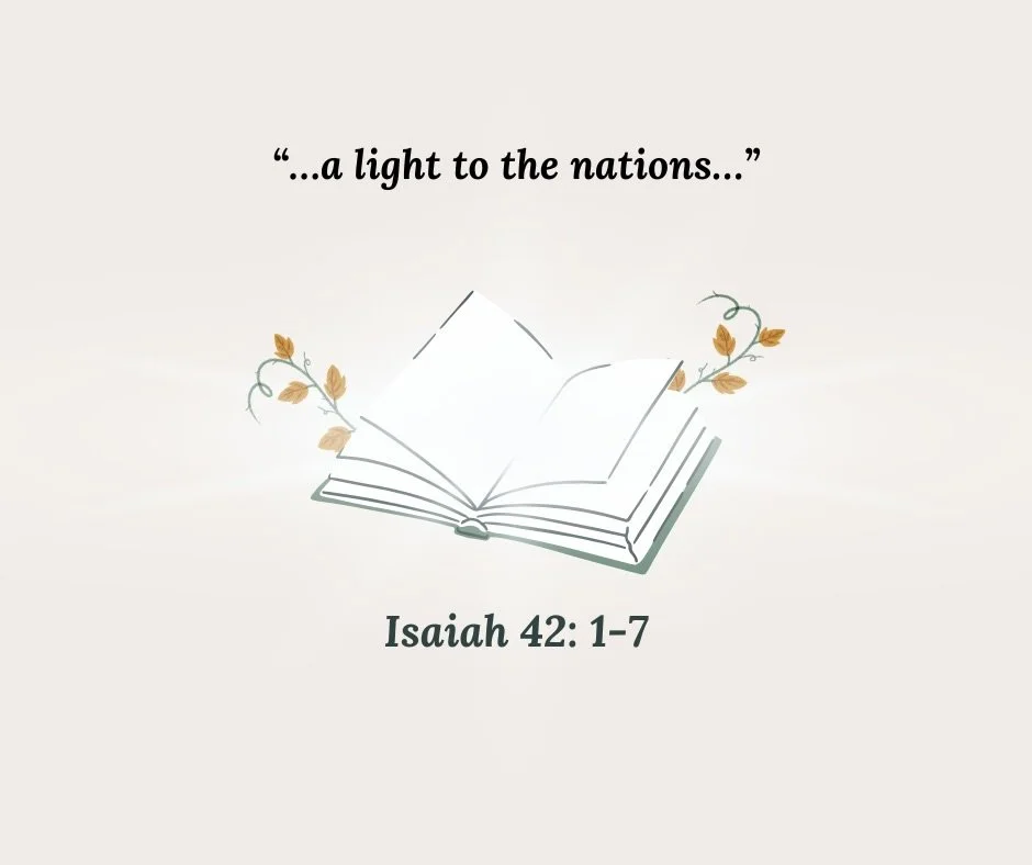 In today&rsquo;s readings Isaiah tells of the coming of Jesus. He will be a light to the nations! ✨

Lord I pray, I can reflect Your Light today and every day! 💛

Isaiah 42: 1-7

Hope you all have a blessed Sunday! 🤍