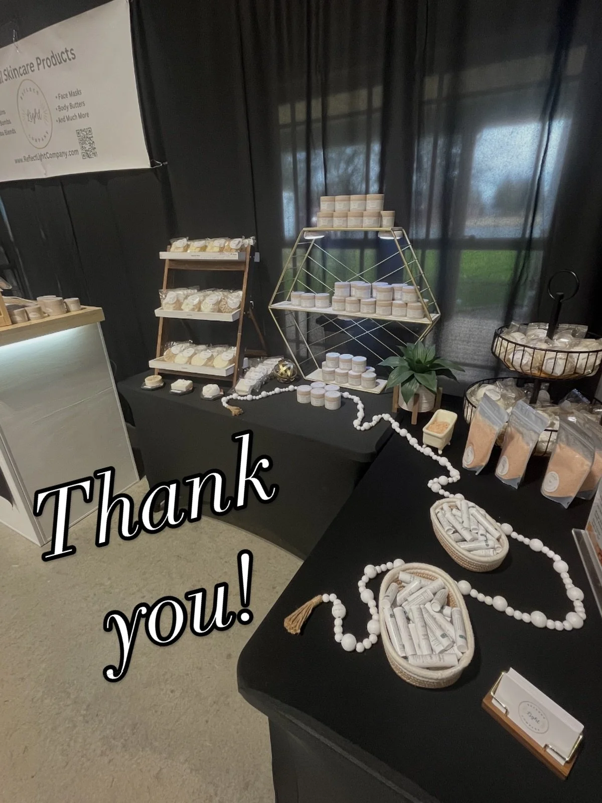 What a whirlwind of a weekend at the Barn Festival 🤍

Thank you to everyone who stopped by the booth, shopped small, and celebrated Reflect Light Company&rsquo;s birthday with me. Your support means so much. 🥹✨

And such a fun little surprise to be