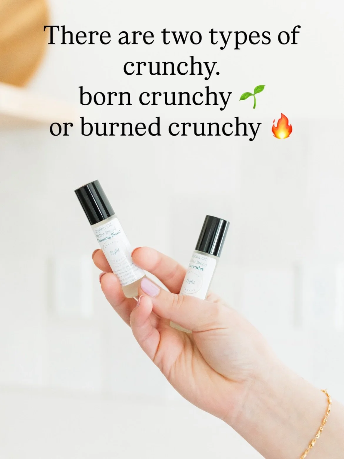 Some people were raised crunchy&hellip; and some of us got burned into it the hard way. 🔥🌱

I was definitely burned crunchy &mdash; and honestly, that&rsquo;s a huge part of why Reflect Light Company exists.

If your skin has ever reacted to &ldquo