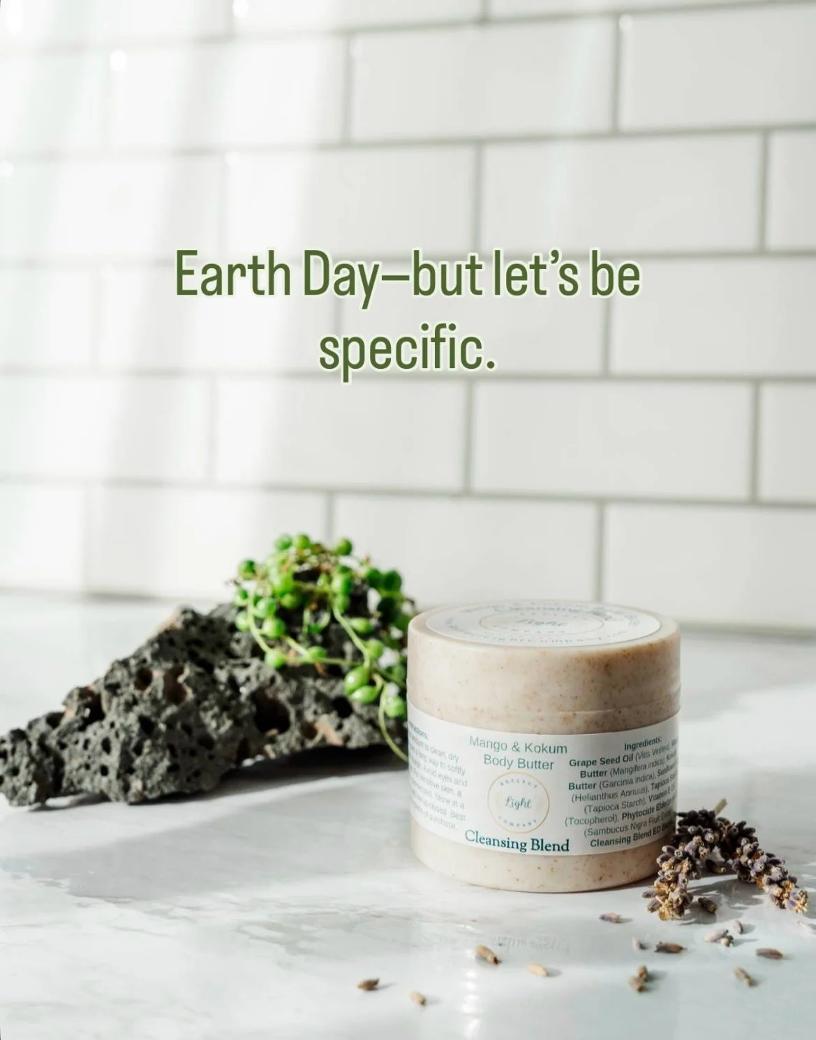 Earth Day, for us, comes down to the details.

From wheat straw&ndash;infused packaging to formulas that leave out what your skin doesn&rsquo;t need, every product is created with intention.

Not to be trendy&mdash;but to be thoughtful, consistent, a
