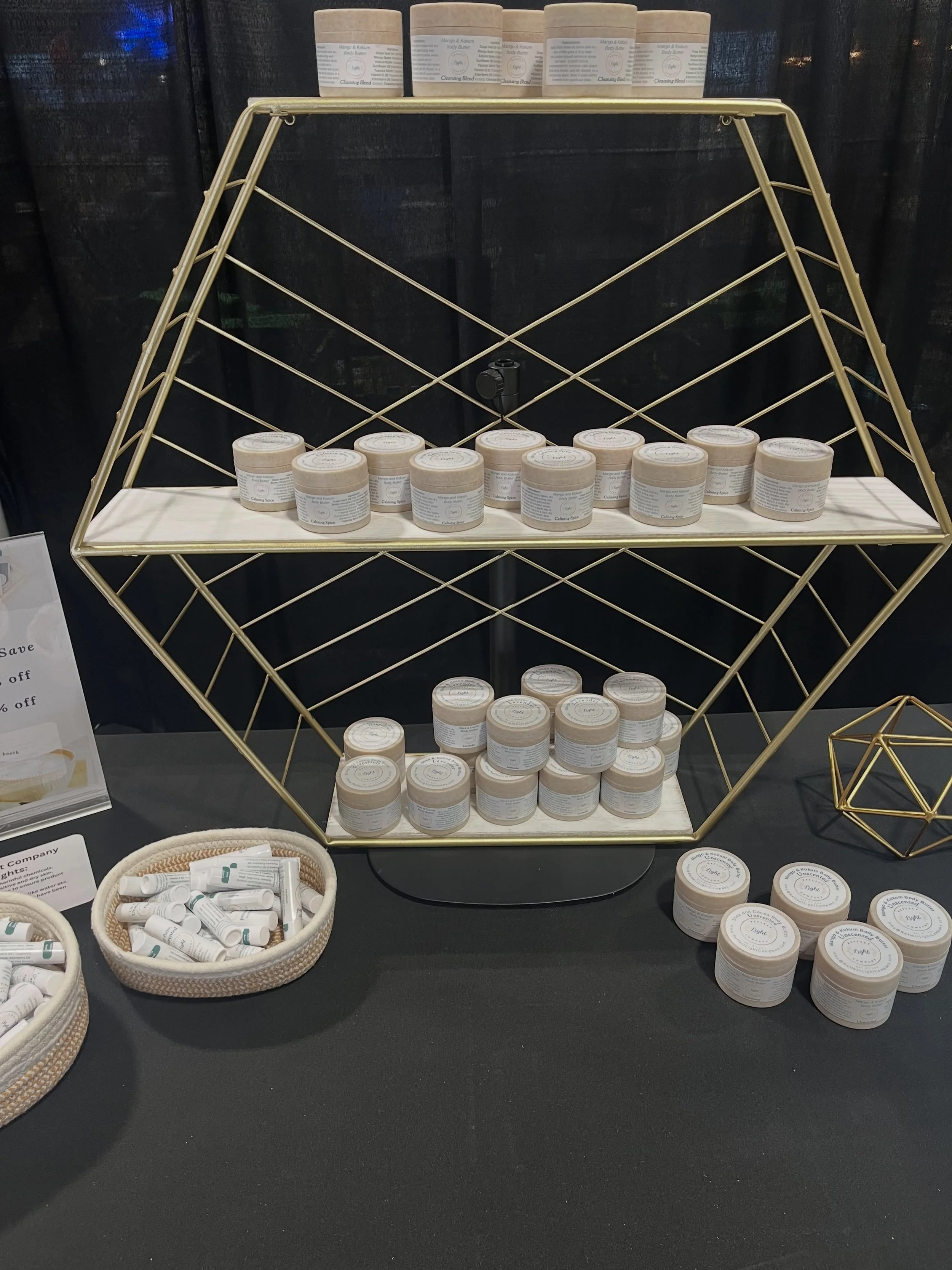 Body butters!! ✨
Today and this weekend at the @barnfestival is supposed to get a little warm, so we&rsquo;re storing extra body butters in a cooler! If you don&rsquo;t see the scent you were wanting, please ask ☺️

We also have a limited number of c