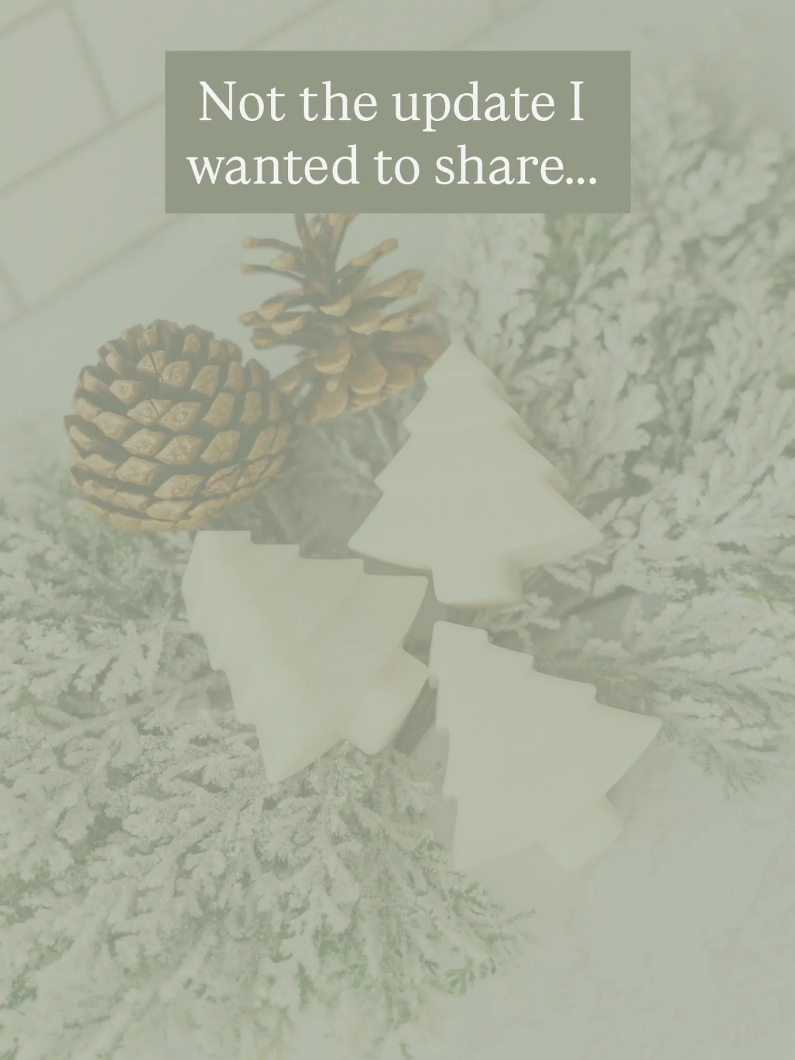 I need to share some sad news&hellip; I just got the official update that one of the essential oils I use in my White Christmas Blend has been discontinued. 💔

If there&rsquo;s anything being a small business owner has taught me it&rsquo;s to contin