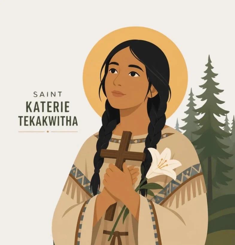 While some people look to CEOs for business inspiration. I look to a 17th-century Saint. 🌳✨ Here&rsquo;s why...

How I believe Saint Kateri Tekakwitha has helped my business. 🤍

Firstly, I&rsquo;m Catholic and we believe the saints are there to hel
