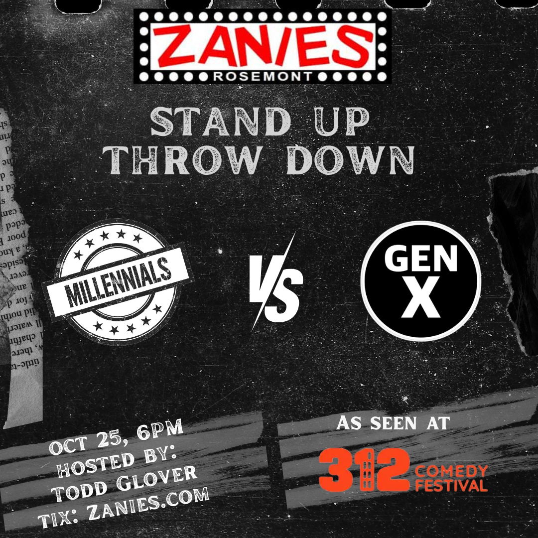 Zanies Standup Throw Down Millennials VS Gen X
