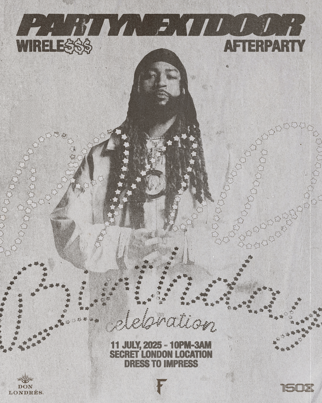 PND  WIRELESS '25 AFTERPARTY FLYER