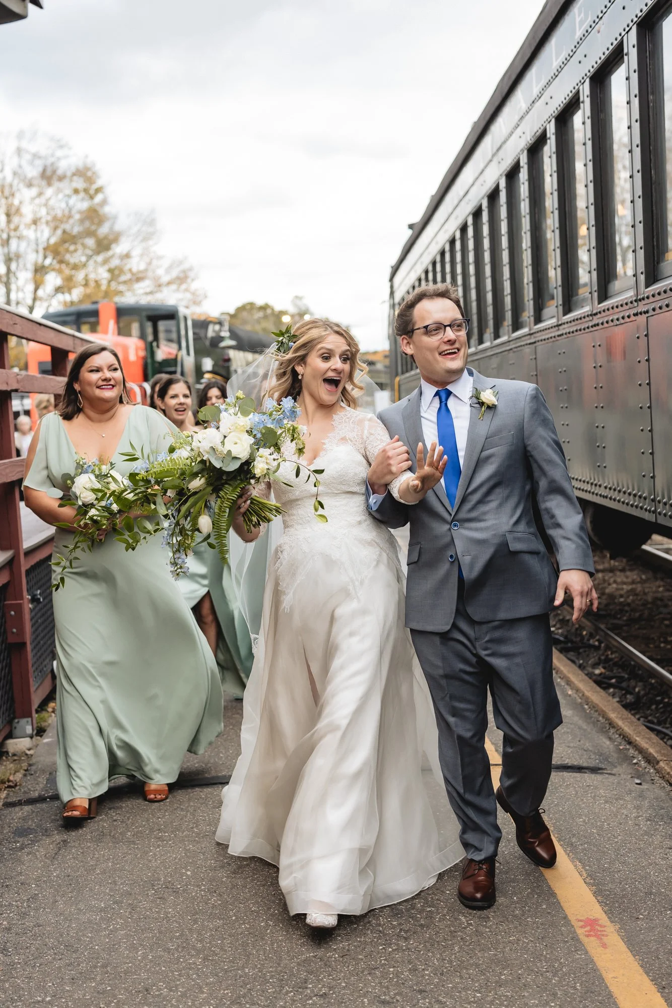 Happy wedding photos during Essex, Connecticut Wedding