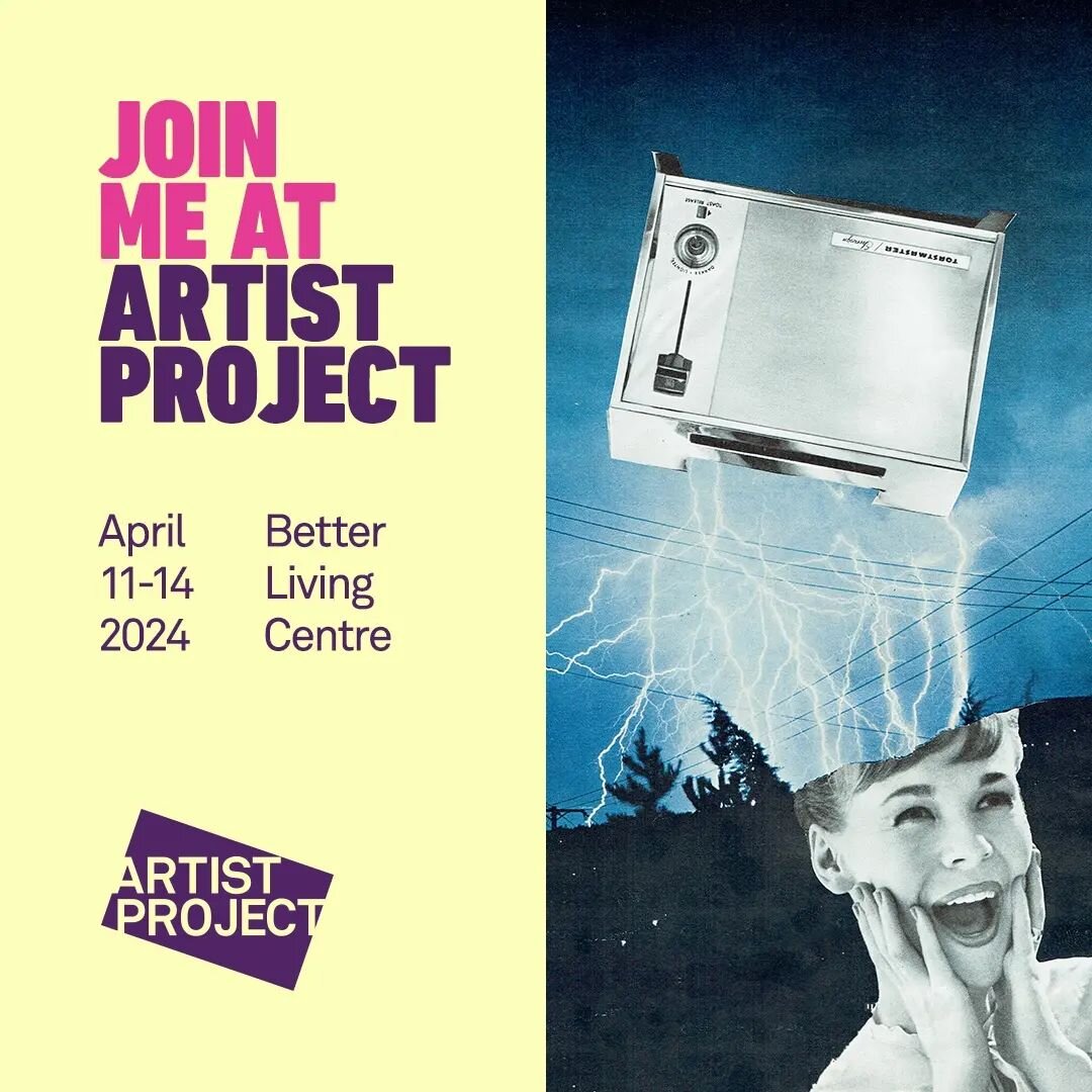 @artistprojectto was one of my favourite 2023 memories. I'm so excited to be back again this year for the second time. MARK YOUR CALENDARS (April 11-14), BUY YOUR TICKETS, and get ready to see some new artworks 😁
