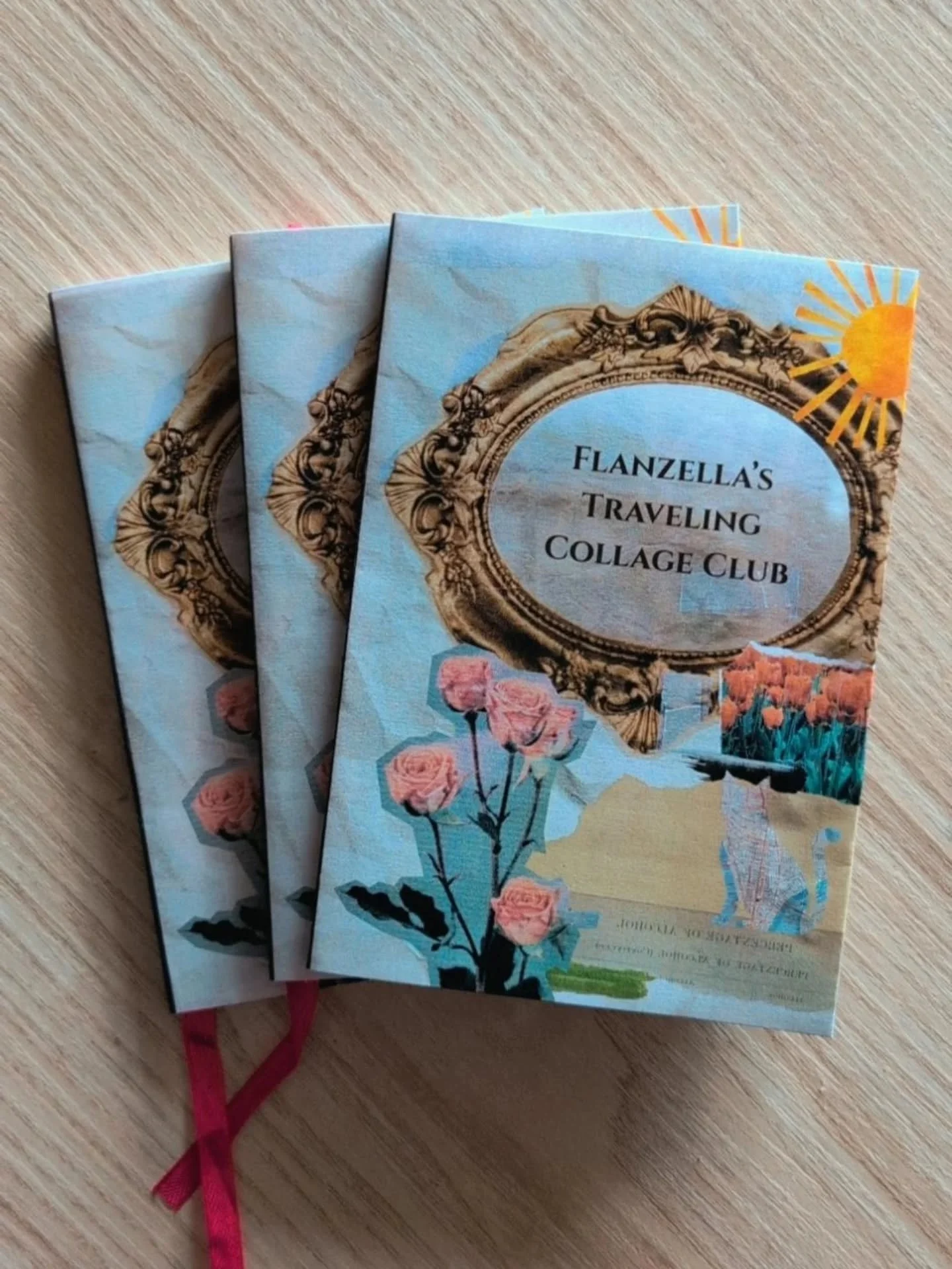 I launched the &quot;Flanzella's Traveling Collage Club&quot; as a celebration of hitting 10K on YouTube. The books were then sent off to the winners of the raffle. Now they are being organically mailed around. I've been enjoying watching these littl