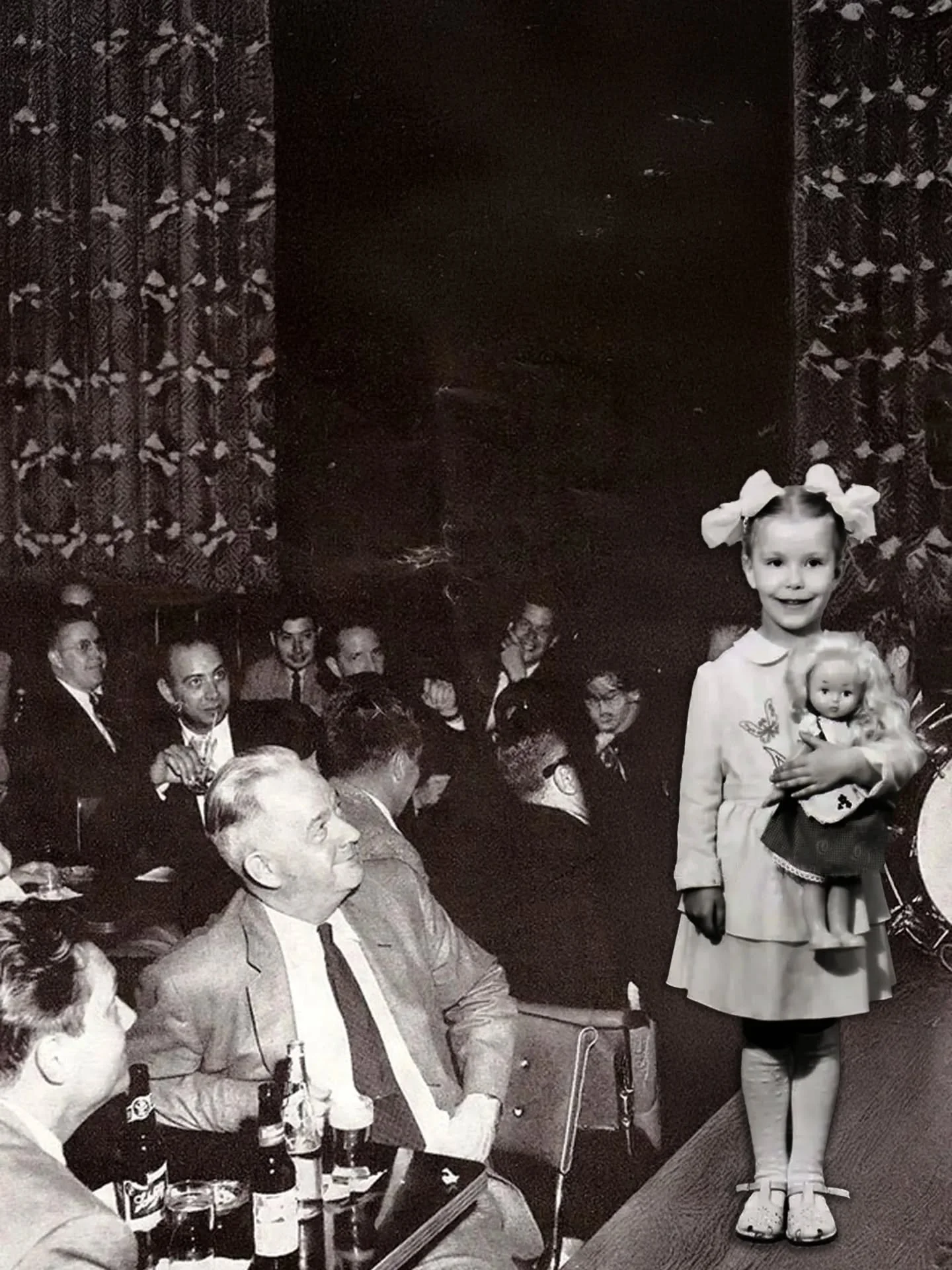 I'm just gonna leave this here 🫠 
I made this artwork for my upcoming photography project to use as part of the props. But it sure is a haunting image.