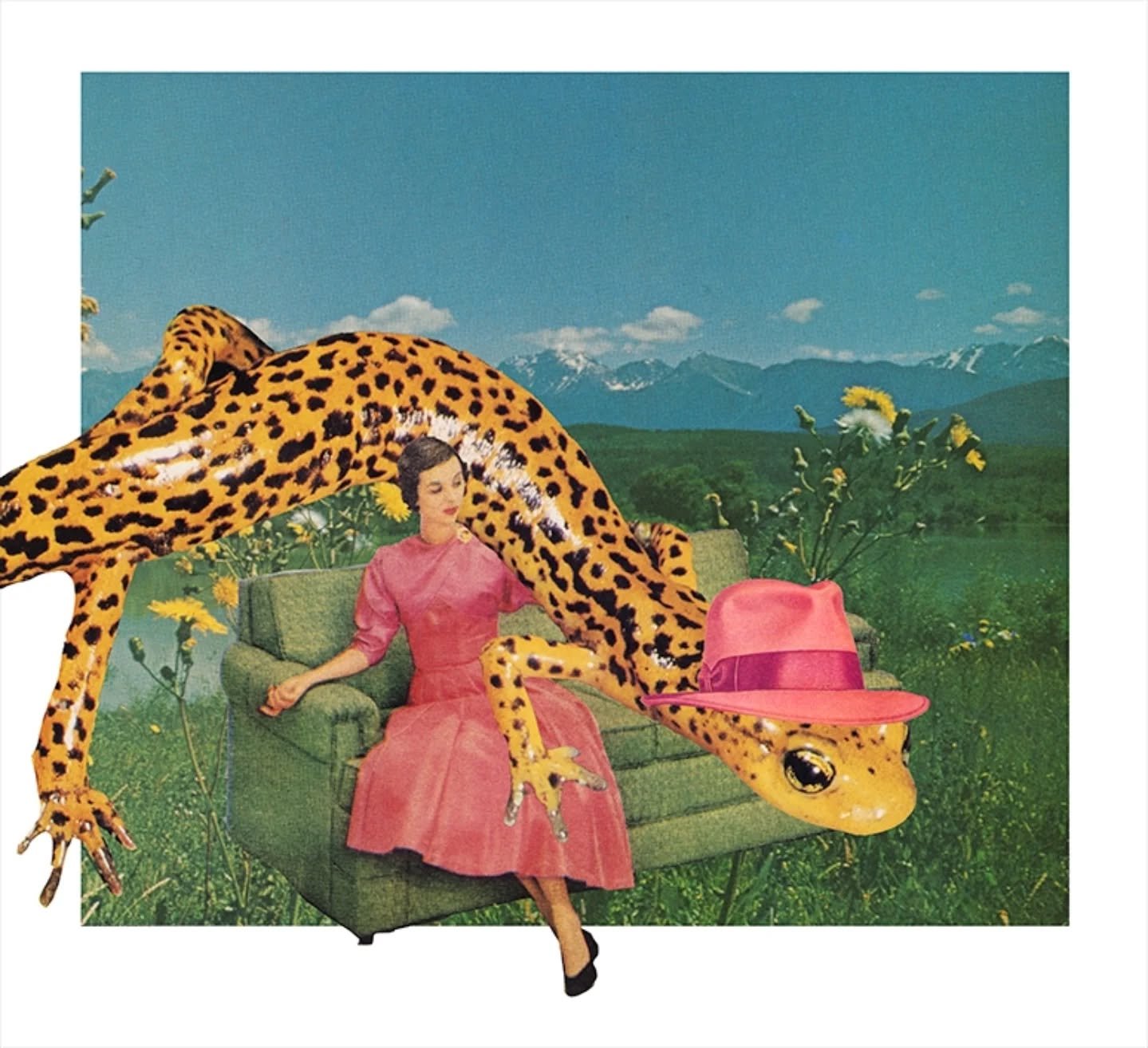 #februllage prompt: PINK 🩷 

Just a salamander with a pink hat 🤠