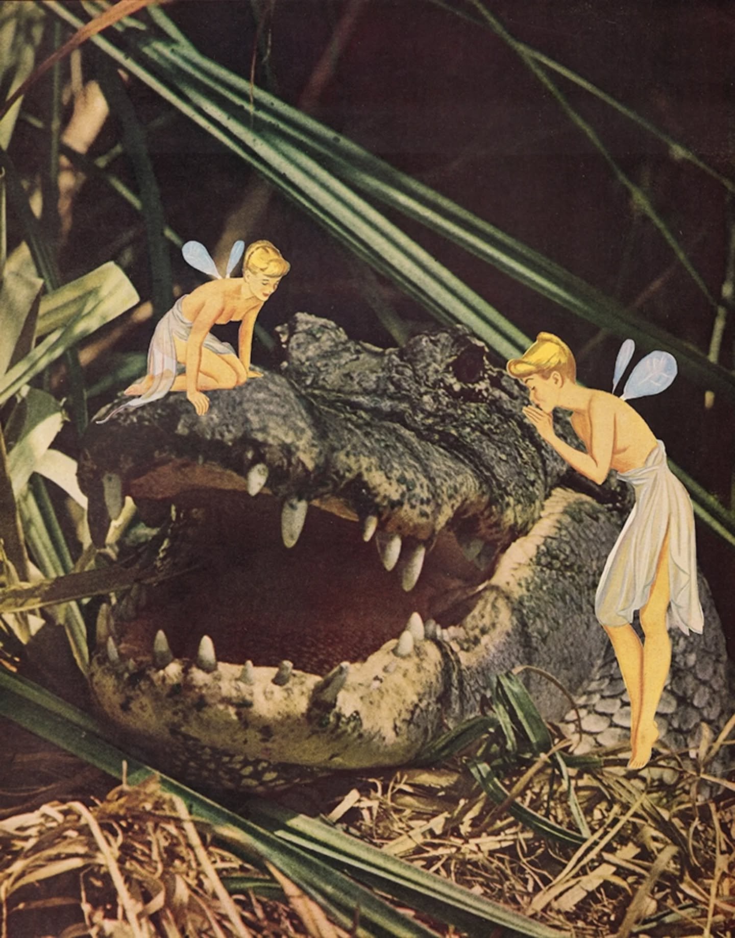 #februllage2026 prompt: TEETH 👄🦷
I found this image during my prep Livestream. As soon as I saw this ad with fairies, I knew they'd be perfect for being the tooth fairy 🦷🧚&zwj;♂️