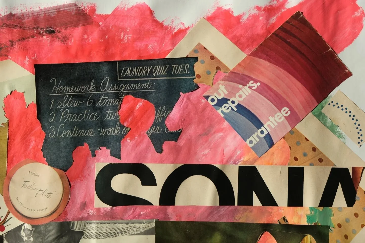 The close up details of my last piece made for februllage 😍 it was so nice to be able to give all these scraps a good home. It feels like a monument for a large achievement!