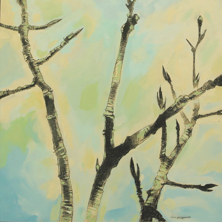 Signs of spring - 24x24"